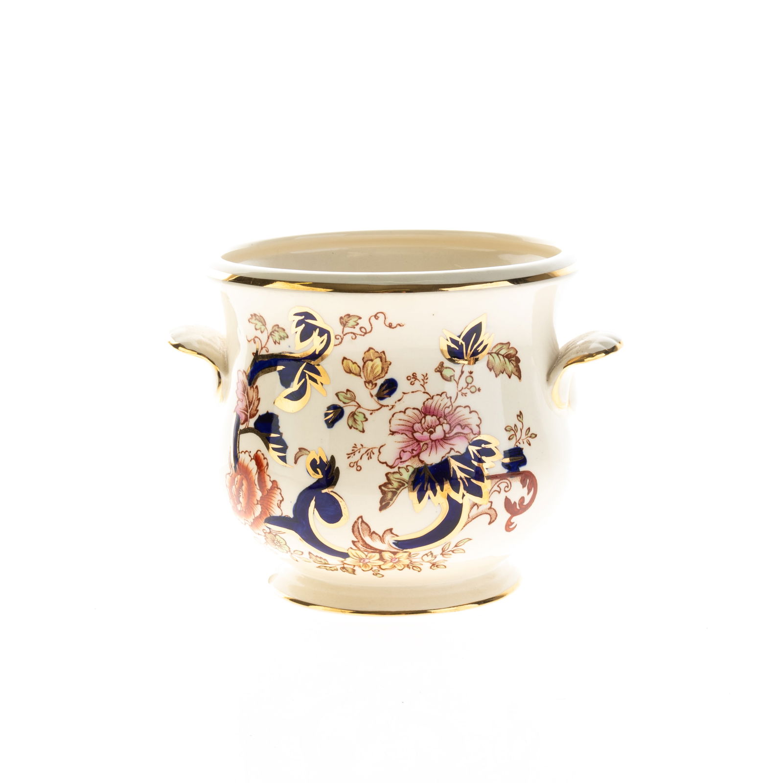 MASON'S IMARI PATTERN PORCELAIN CERAMIC PLANTER VASE (1 of 2)
