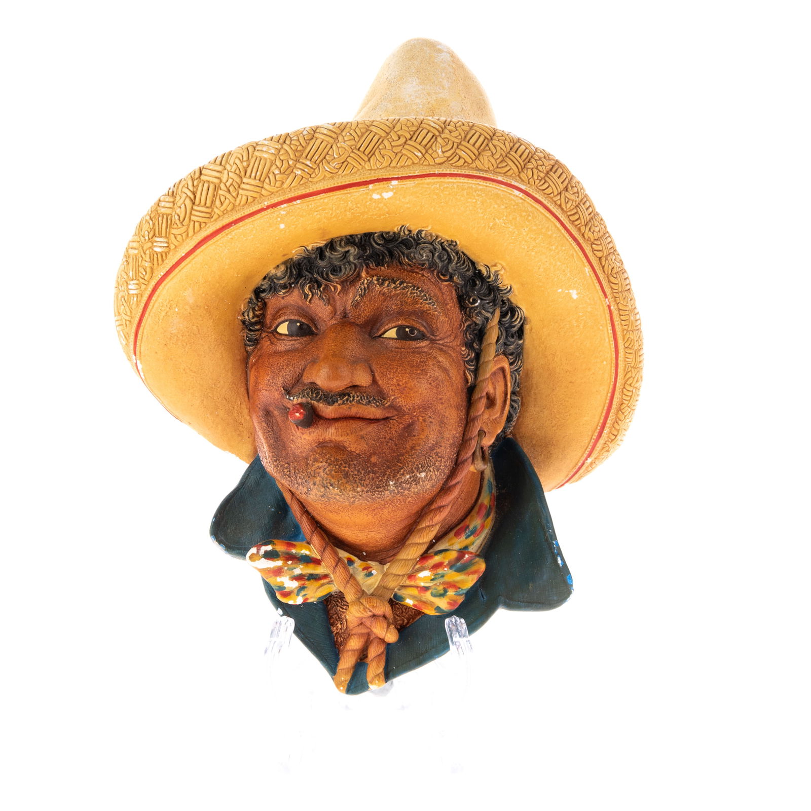 VINTAGE BOSSONS FIGURAL WALL HANGING (1 of 2)