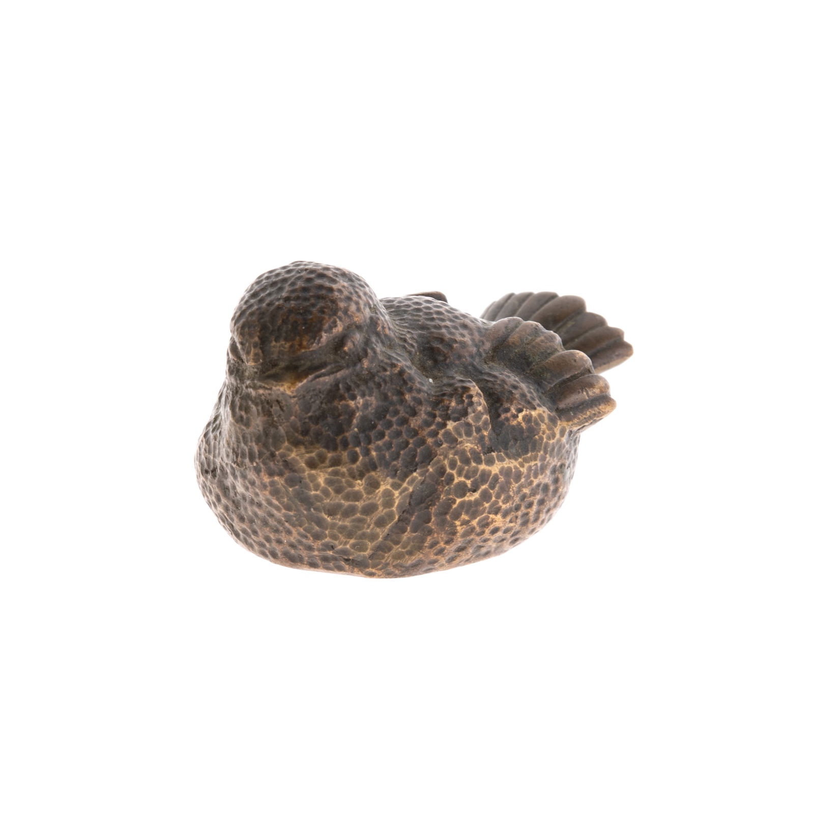 ANTIQUE FRENCH SIGNED BRUTALIST BRONZE BIRD SCULPTURE (1 of 3)