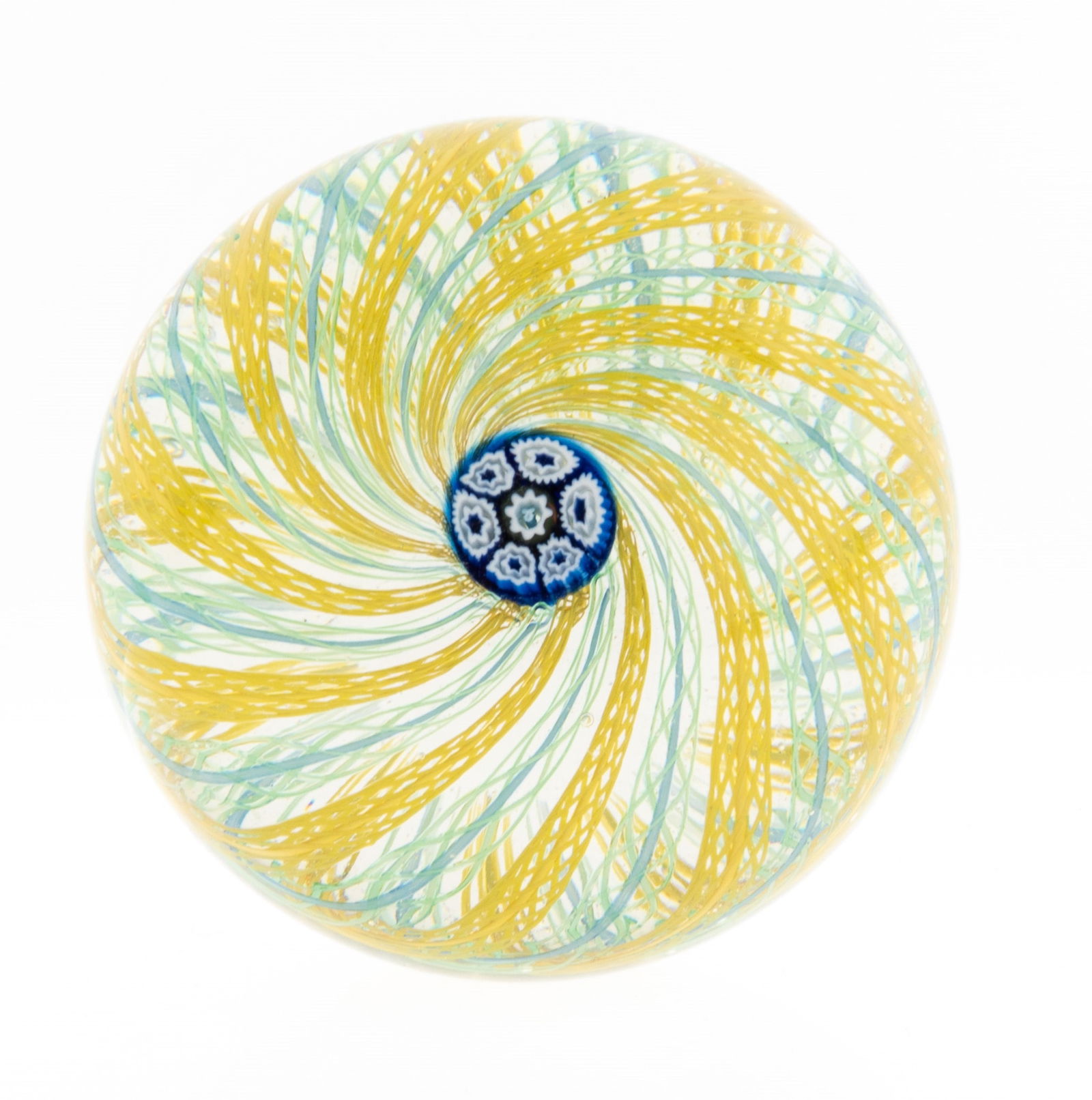 PERTHSHIRE MILLEFIORI GLASS PAPERWEIGHT (1 of 2)