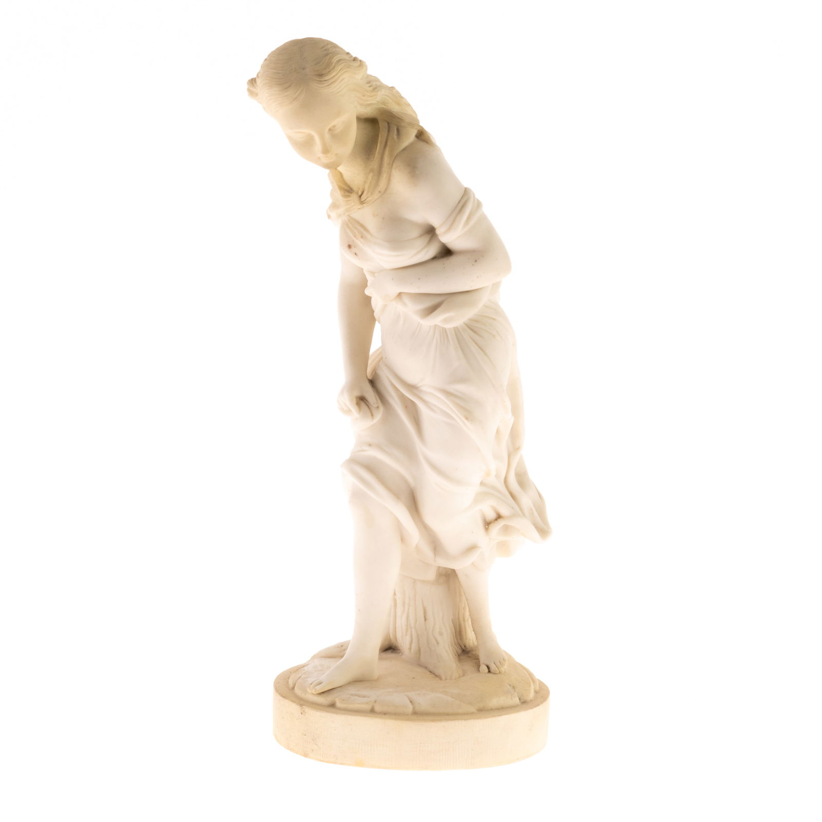 PROBABLY COPELAND PARIAN PORCELAIN STATUE 19TH CENTURY (1 of 3)