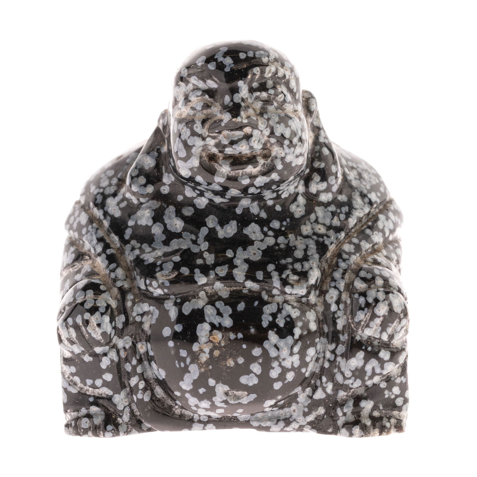 CHINESE CARVED STONE BUDDHA FIGURE (1 of 3)