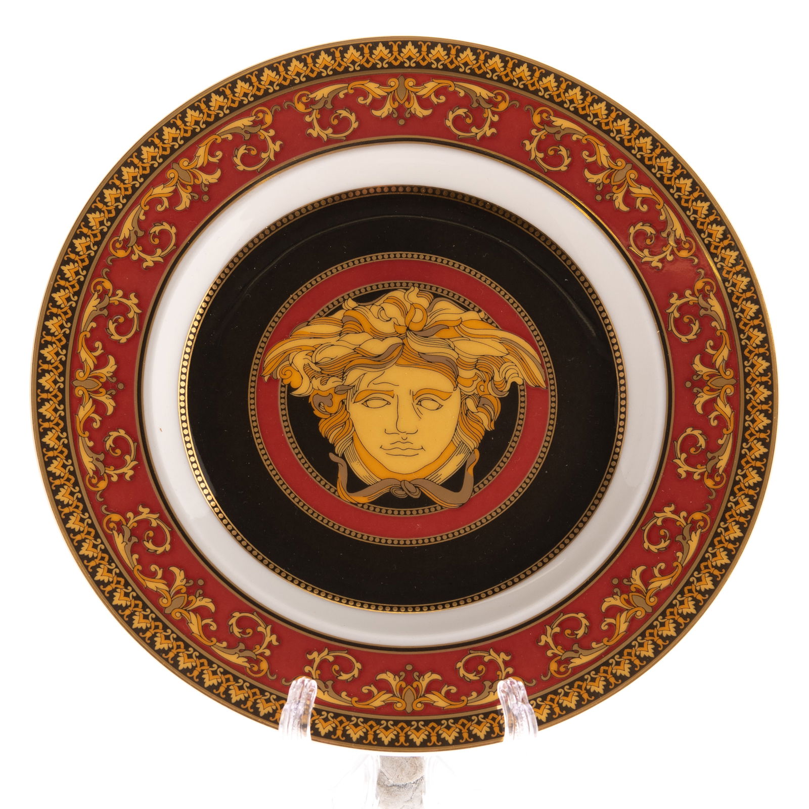VERSACE MEDUSA ROSENTHAL PORCELAIN CERAMIC CABINET PLATE 18CM (1 of 2)