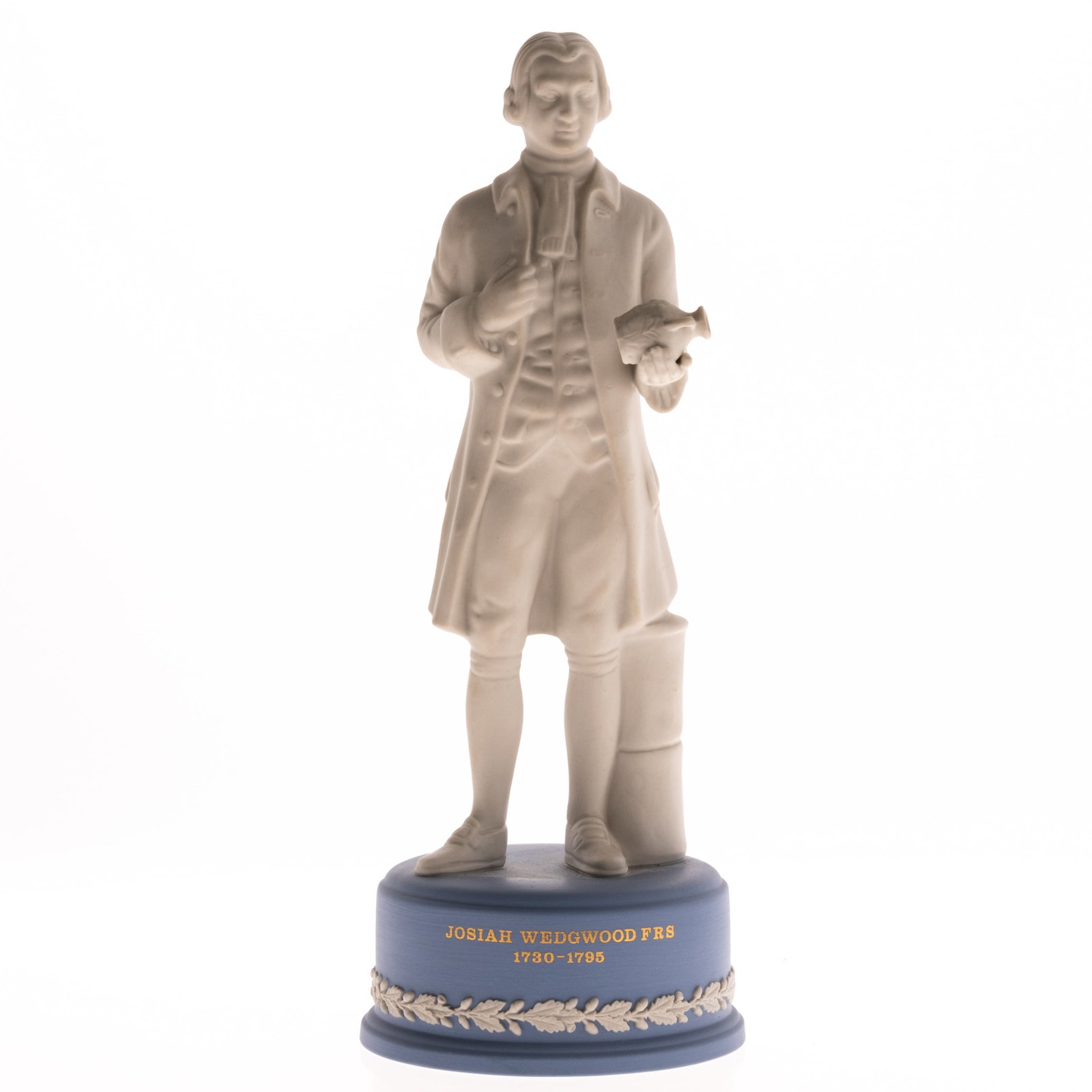 WEDGWOOD JASPER PORCELAIN CERAMIC FIGURE: From a collection of Wedgwood and other selected ceramic/porcelain objects. Kindly examine all photographs provided in this listing or ask for a condition report. All items offered are in generally go
