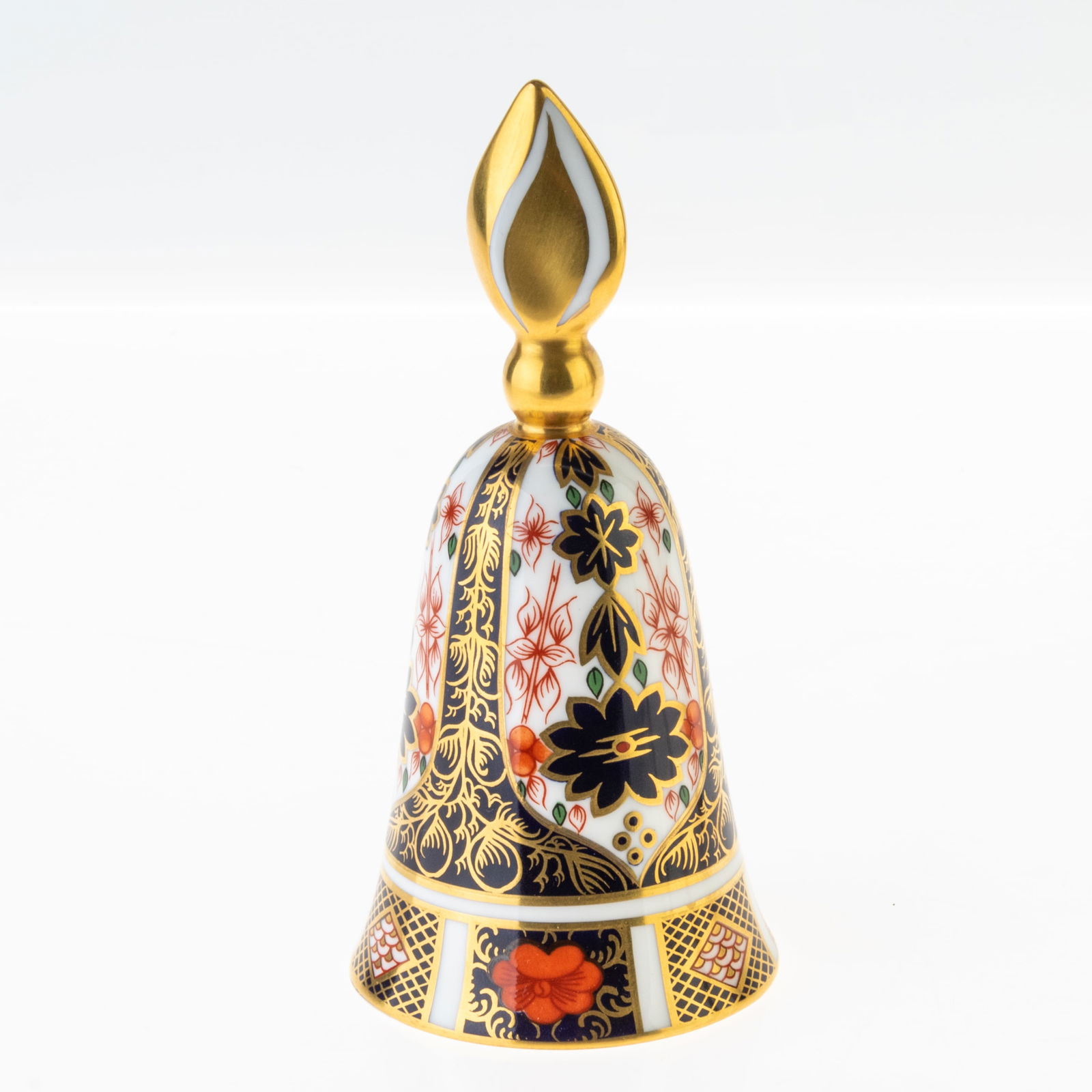 ROYAL CROWN DERBY GILT IMARI PORCELAIN CERAMIC TABLE BELL (1 of 3)