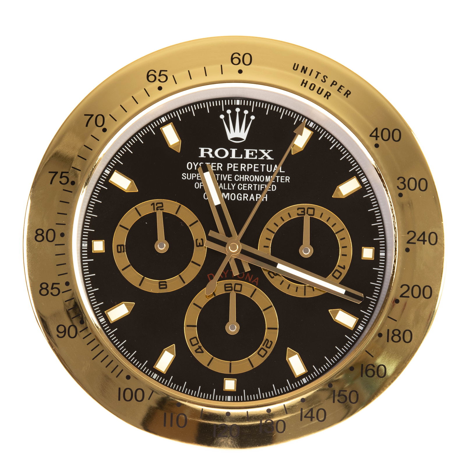 ROLEX ADVERTISING OFFICIAL DEALERSHIP CLOCK: From a collection of Wedgwood and other selected ceramic/porcelain objects. Kindly examine all photographs provided in this listing or ask for a condition report. All items offered are in generally go