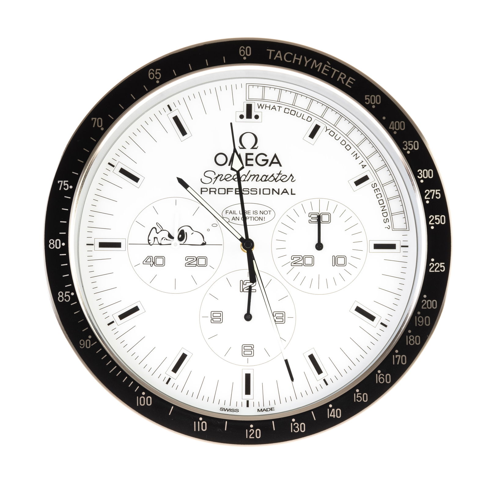 OMEGA ADVERTISING OFFICIAL DEALERSHIP CLOCK: (HEIGHT) 35CM.From a collection of Wedgwood and other selected ceramic/porcelain objects. Kindly examine all photographs provided in this listing or ask for a condition report. All items offered are i