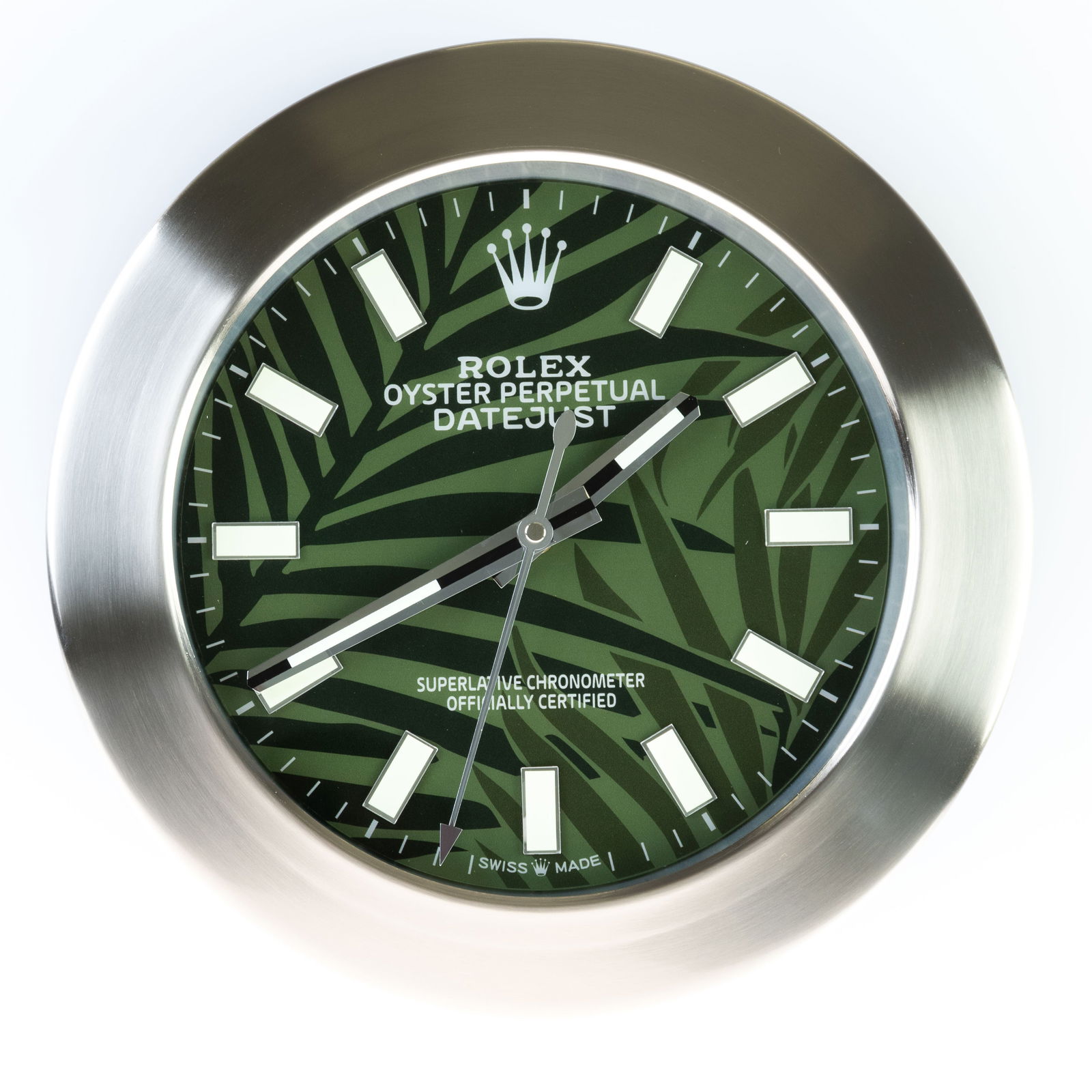 ROLEX ADVERTISING OFFICIAL DEALERSHIP CLOCK: (HEIGHT) 35CM.From a collection of Wedgwood and other selected ceramic/porcelain objects. Kindly examine all photographs provided in this listing or ask for a condition report. All items offered are i
