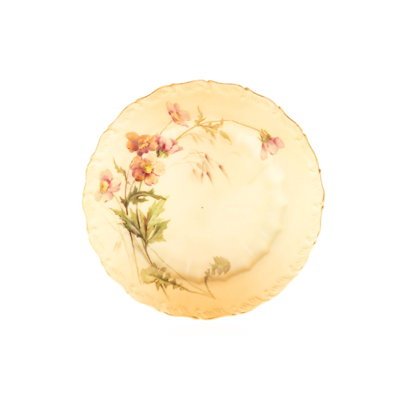 ROYAL WORCESTER ANTIQUE ART NOUVEAU PORCELAIN PLATE (1 of 2)