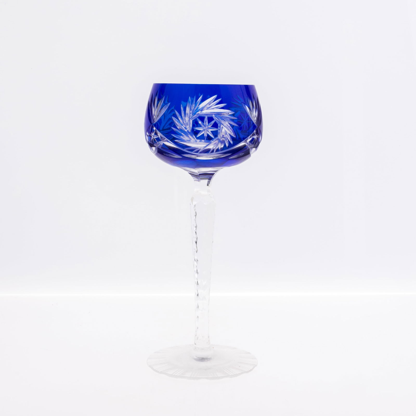 FINE CUT CRYSTAL HOCK GLASS (1 of 3)