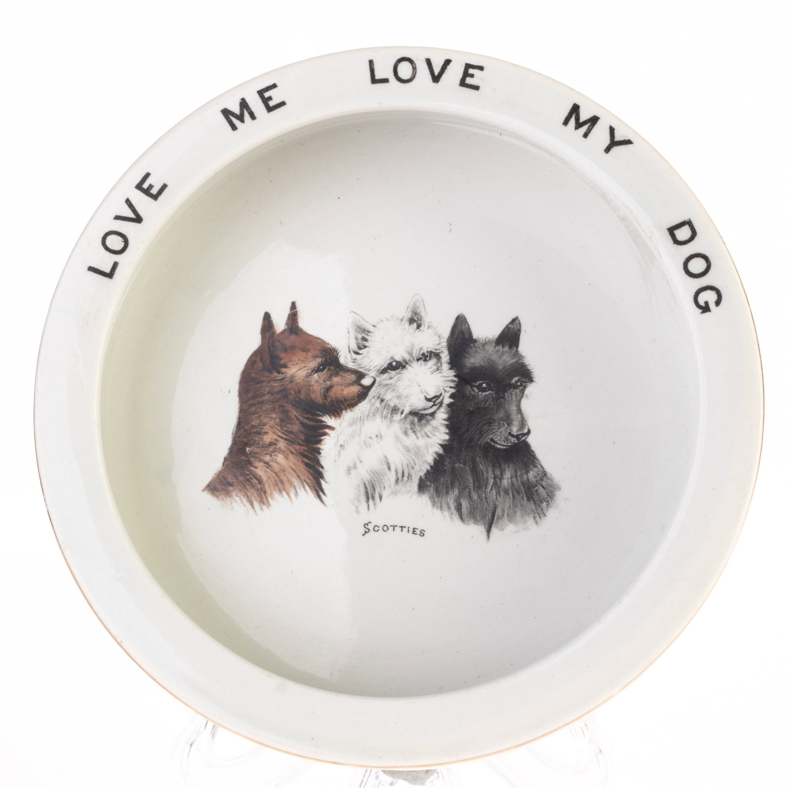 BRIDGWOOD PORCELAIN CERAMIC SCOTTIES DOGS ASHTRAY: Kindly examine all photographs provided in this listing or ask for a condition report. All items offered are in generally good, pre-owned condition, unless otherwise specifically described. The item i