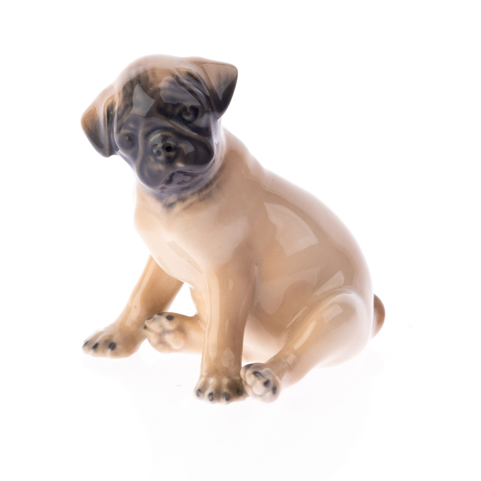 ROYAL COPENHAGEN PORCELAIN DOG FIGURE (1 of 2)