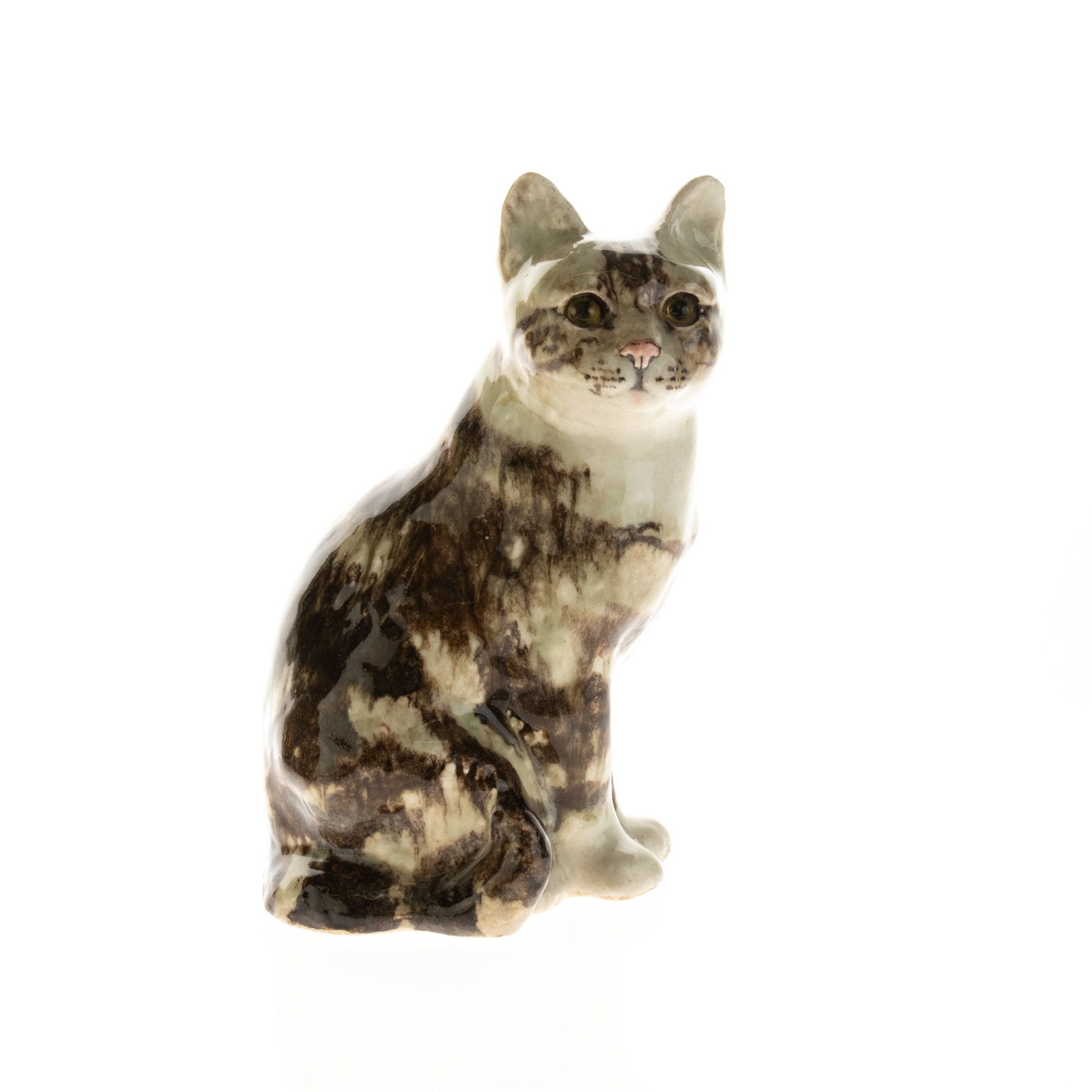 WINSTANLEY CAT SIGNED EARTHENWARE CERAMIC FIGURE (1 of 2)