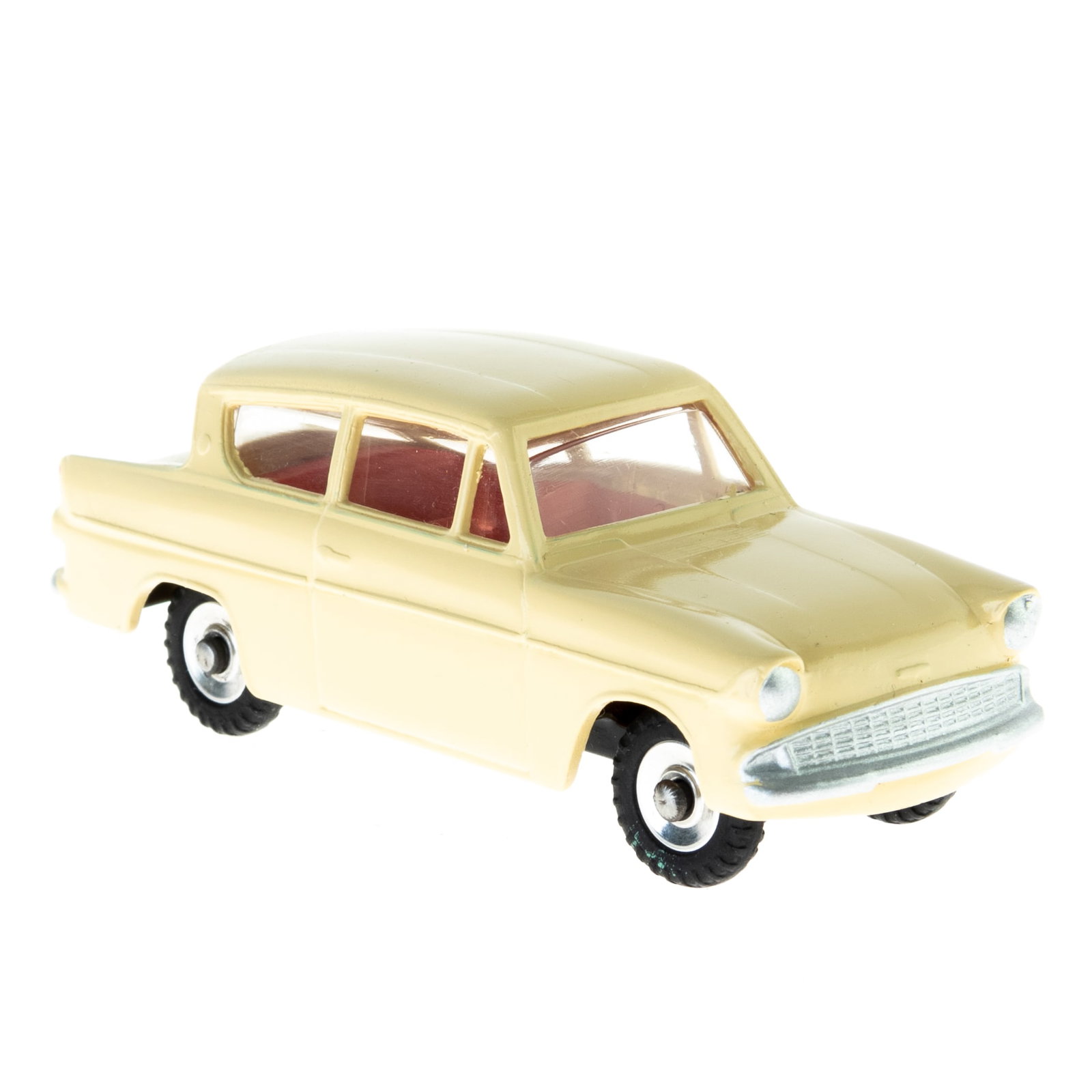 1:43 SCALE DIECAST MODEL DINKY TOYS 155 MECCANO FORD ANGLIA: From a large collection of vintage die-cast vehicles including rare examples. Kindly examine all photographs provided in this listing or ask for a condition report. All items offered are in generally 