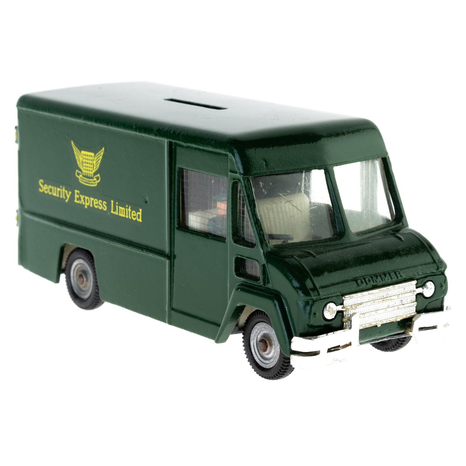 1:42 SCALE DIECAST MODEL SPOT-ON TRIANG COMMER VAN: From a large collection of vintage die-cast vehicles including rare examples. Kindly examine all photographs provided in this listing or ask for a condition report. All items offered are in generally 