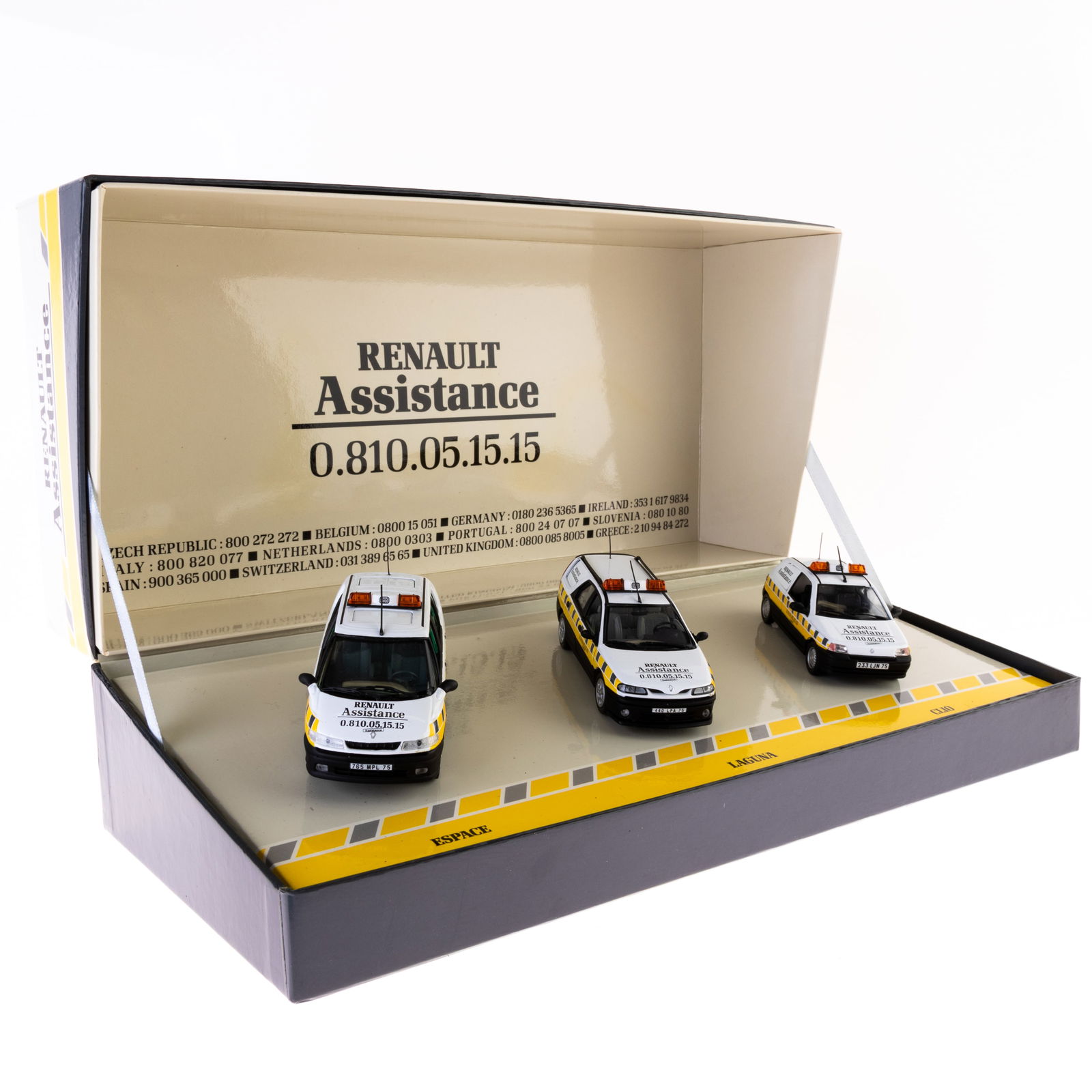 1:43 SCALE DIECAST MODEL RENAULT ASSISTANCE BOXED SET (1 of 4)