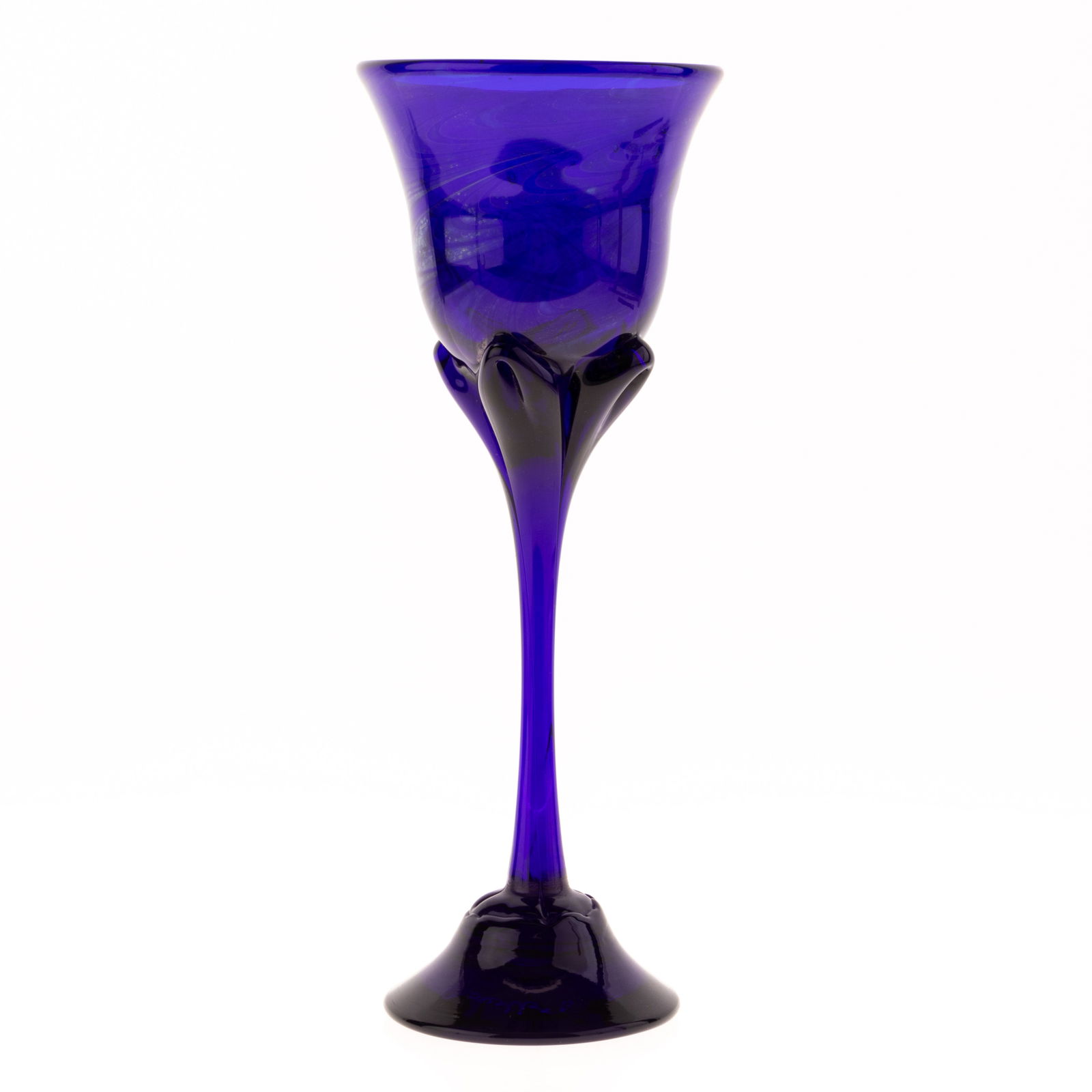 LOETZ STYLE SIGNED IRIDESCENT GLASS VASE: From a collection of Wedgwood and other selected ceramic/porcelain objects. Kindly examine all photographs provided in this listing or ask for a condition report. All items offered are in generally go