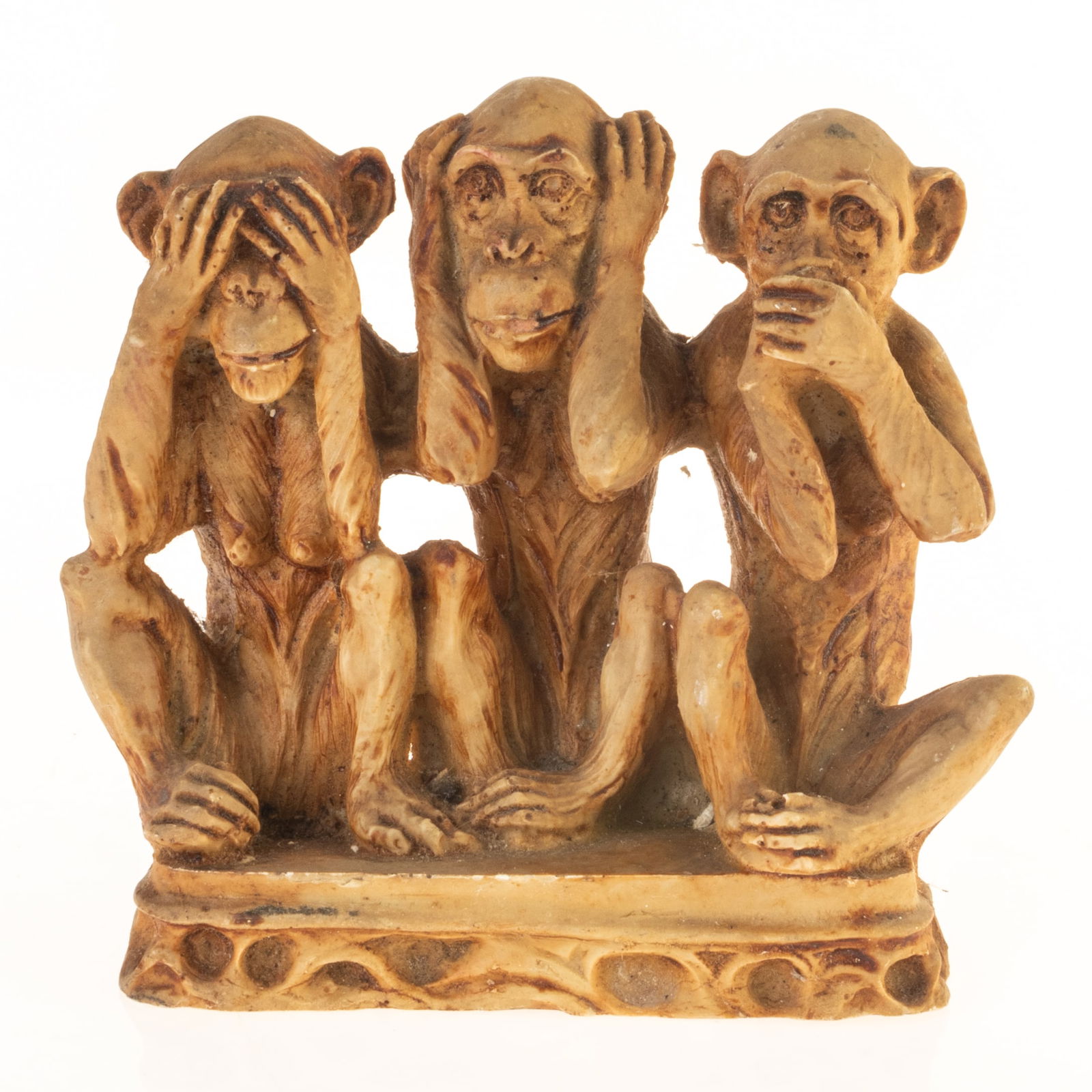 VINTAGE THREE MONKEYS FIGURE (1 of 3)