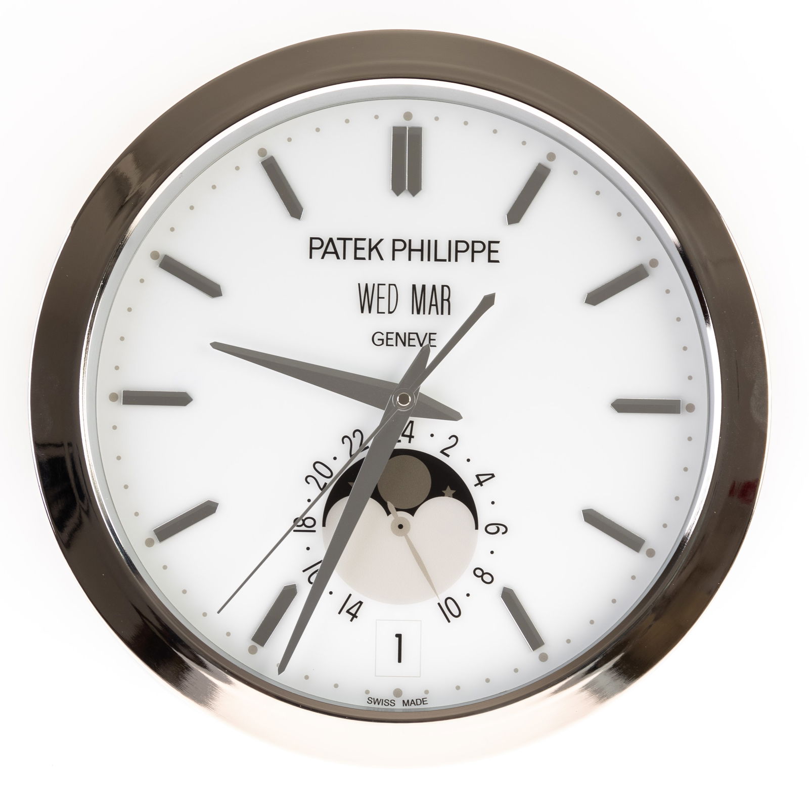 PATEK PHILIPPE ADVERTISING OFFICIAL DEALERSHIP CLOCK (1 of 2)