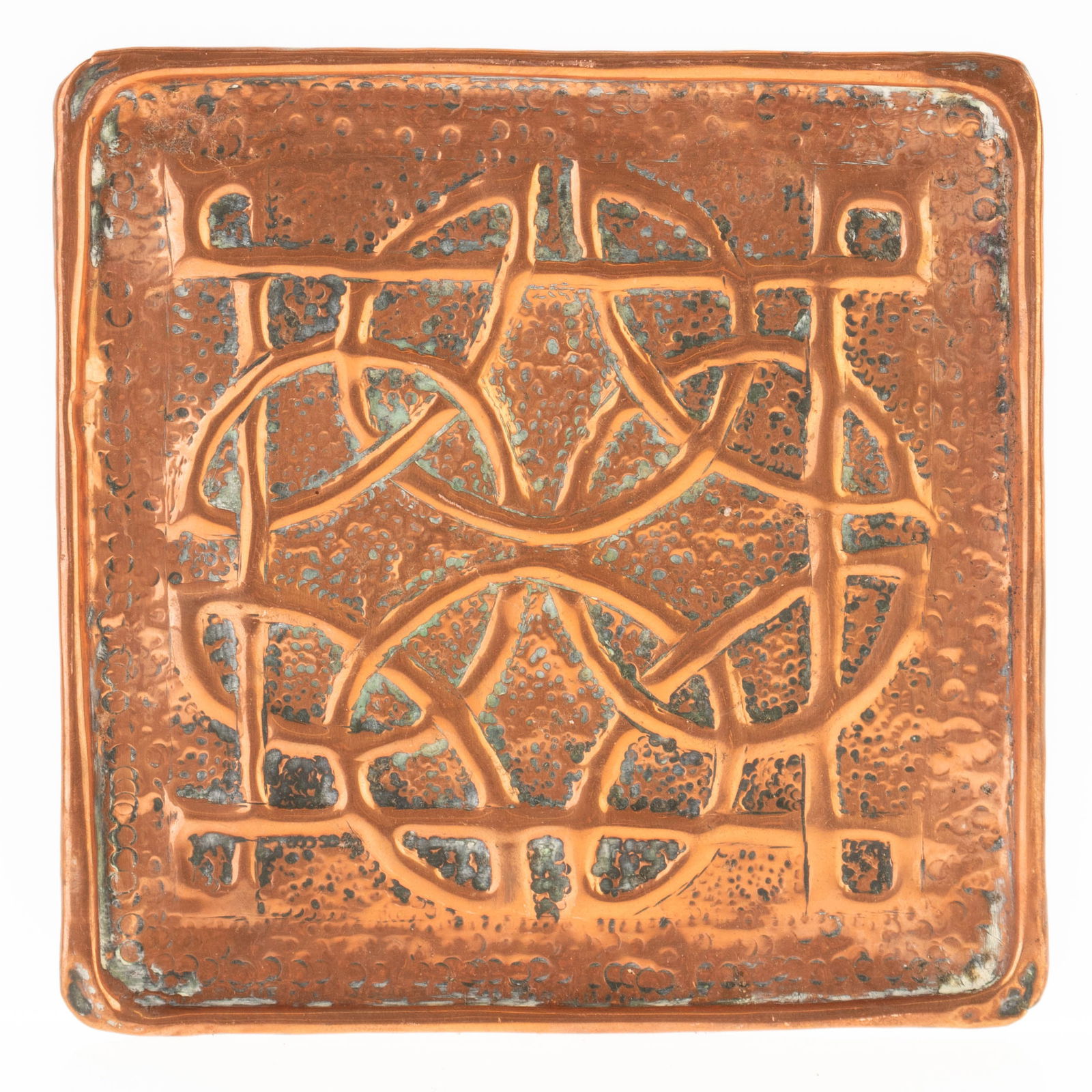 ANTIQUE ARTS & CRAFTS COPPER DISH EARLY 20TH CENTURY (1 of 3)