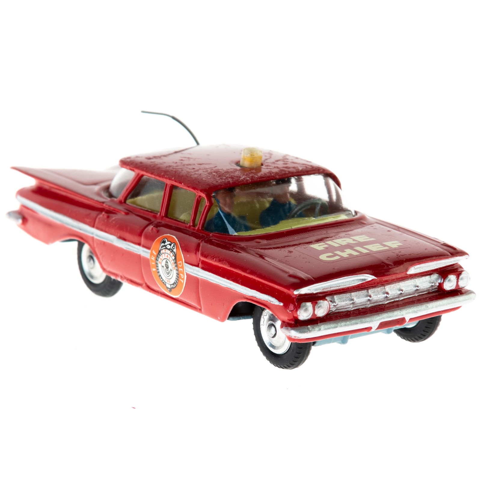 1:43 SCALE DIECAST MODEL CORGI TOYS FIRE CHIEF'S CHEVROLET IMPALA (1 of 4)