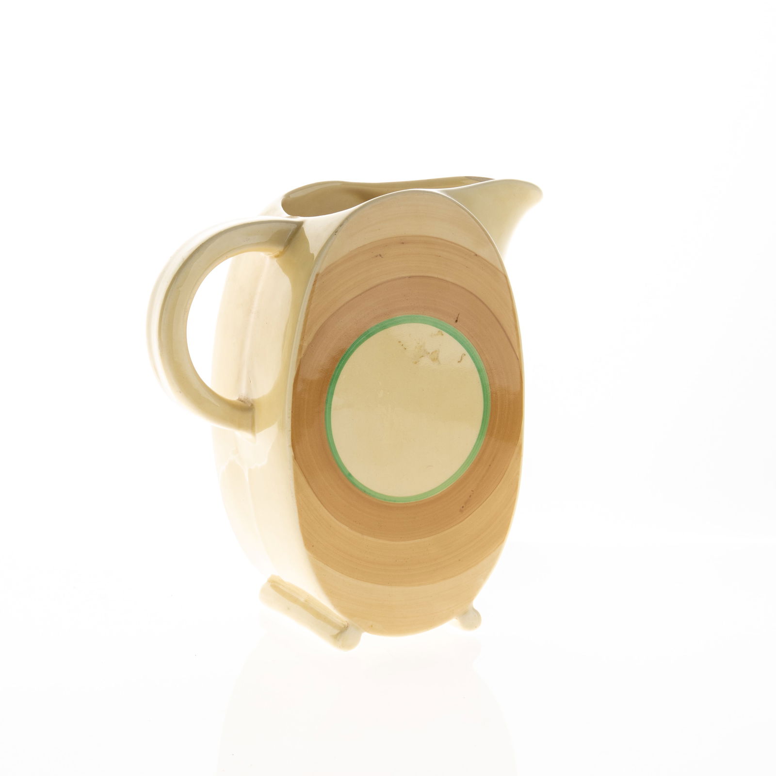 CLARICE CLIFF HAND-PAINTED CERAMIC POTTERY JUG (1 of 2)