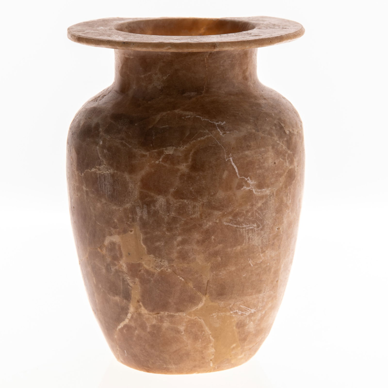 ANCIENT EGYPTIAN ALABASTER JAR 1ST-3RD DYNASTY (1 of 3)