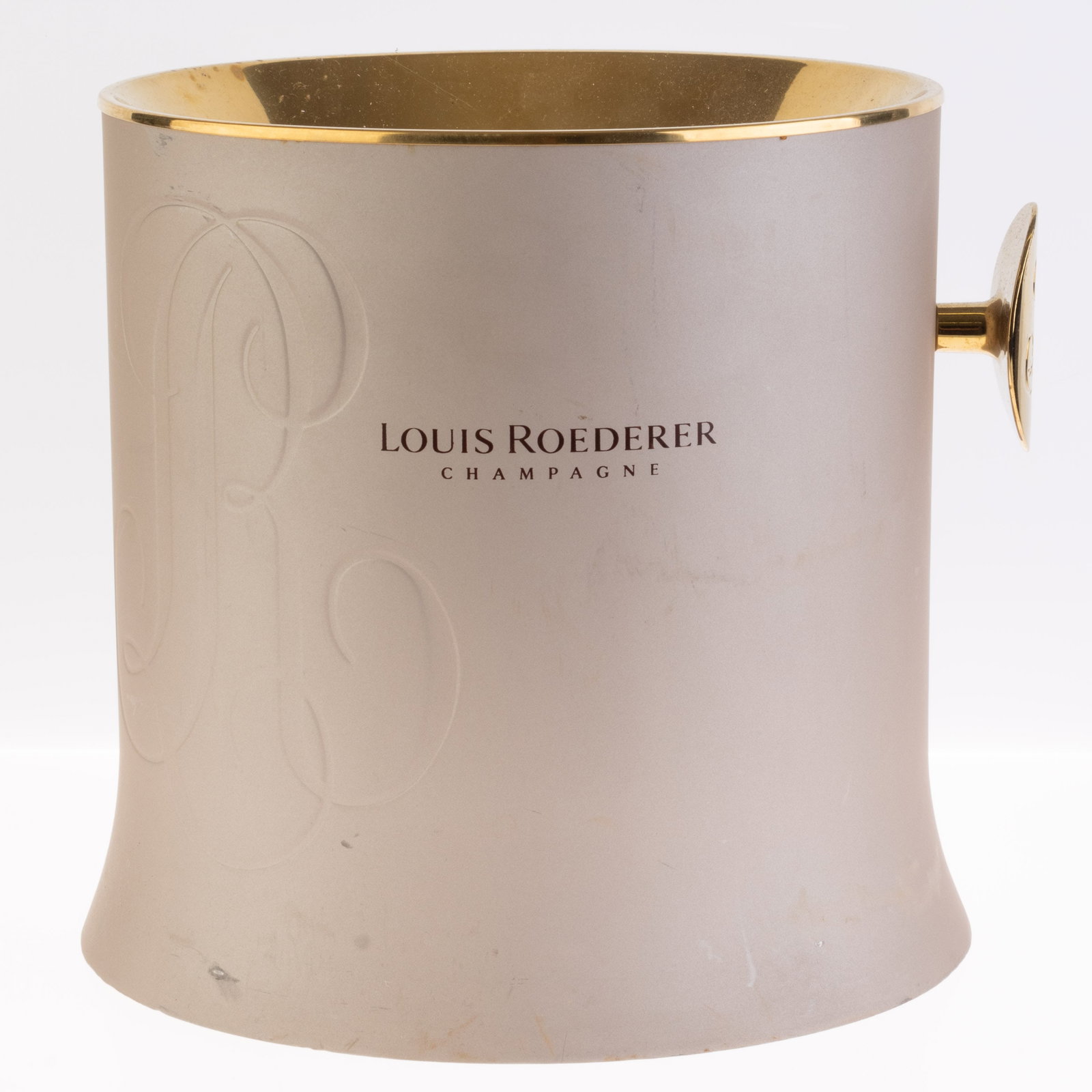 DESIGNER LUXURY CHAMPAGNE ICE COOLER BUCKET: Kindly examine all photographs provided in this listing or ask for a condition report. All items offered are in generally good, pre-owned condition, unless otherwise specifically described. The item i