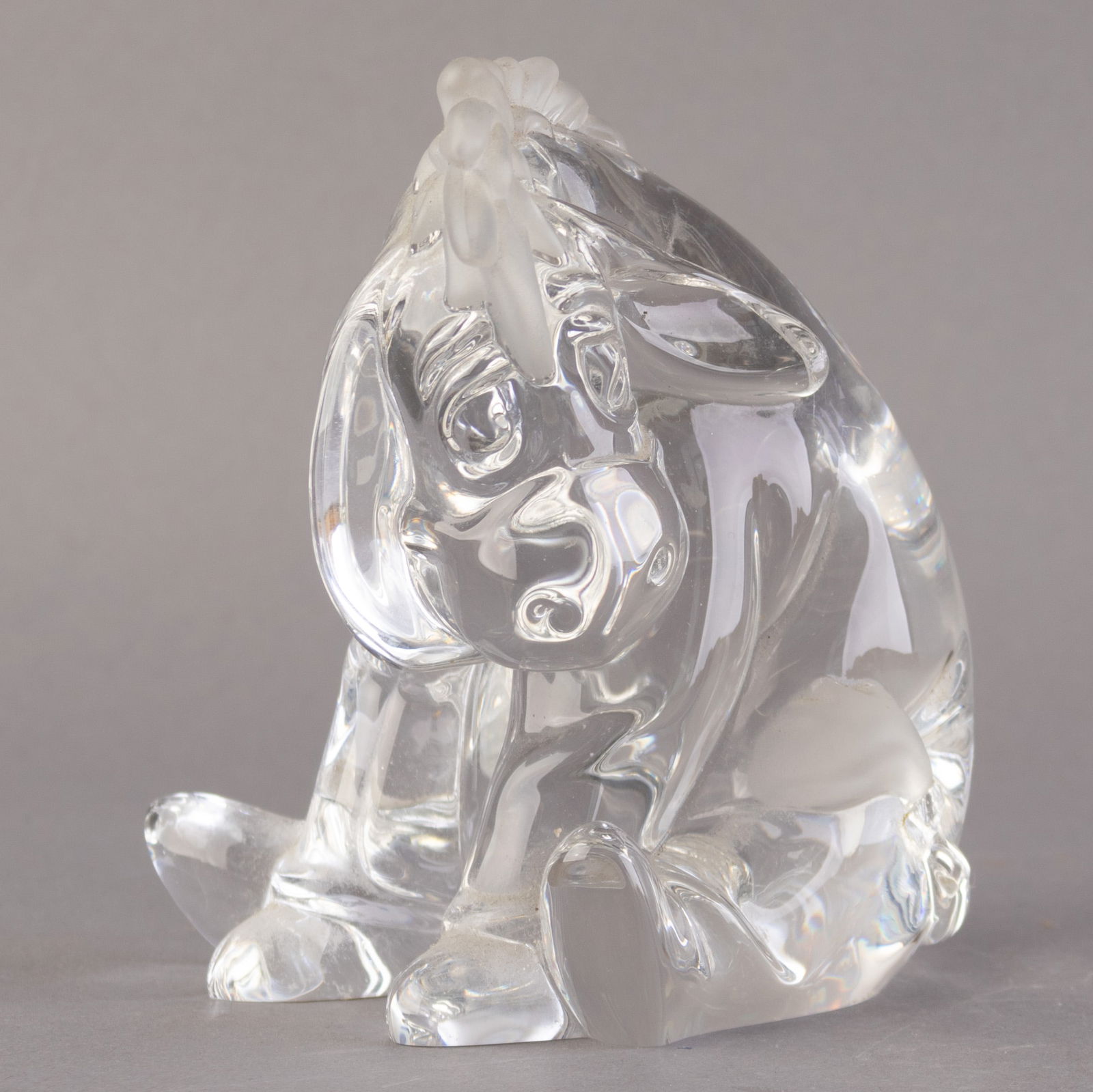 WALT DISNEY WINNIE THE POOH EEYORE LENOX CRYSTAL GLASS SCULPTURE (1 of 3)