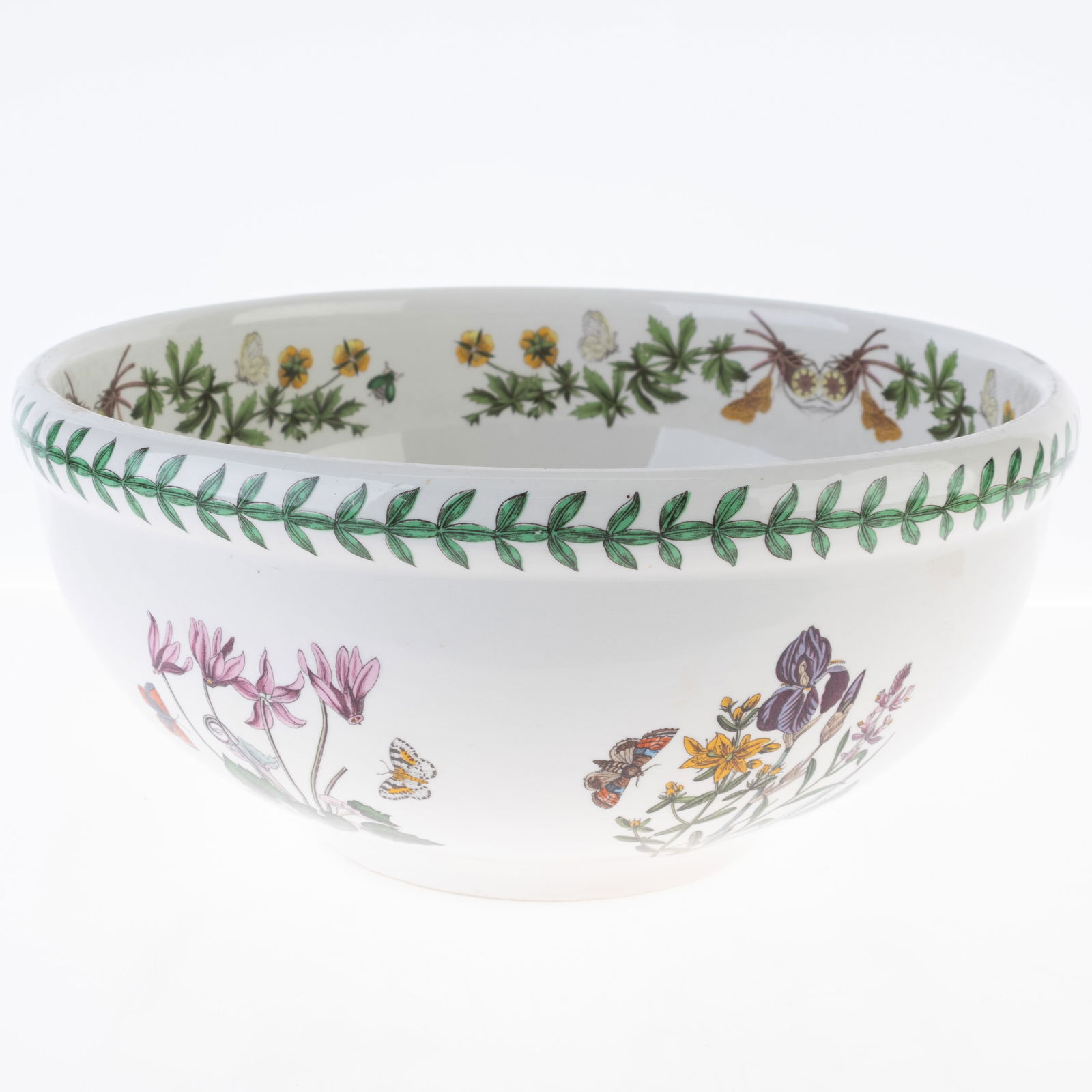 PORTMEIRION WELSH POTTERY CERAMIC BOTANICAL PATTERN BOWL (1 of 4)