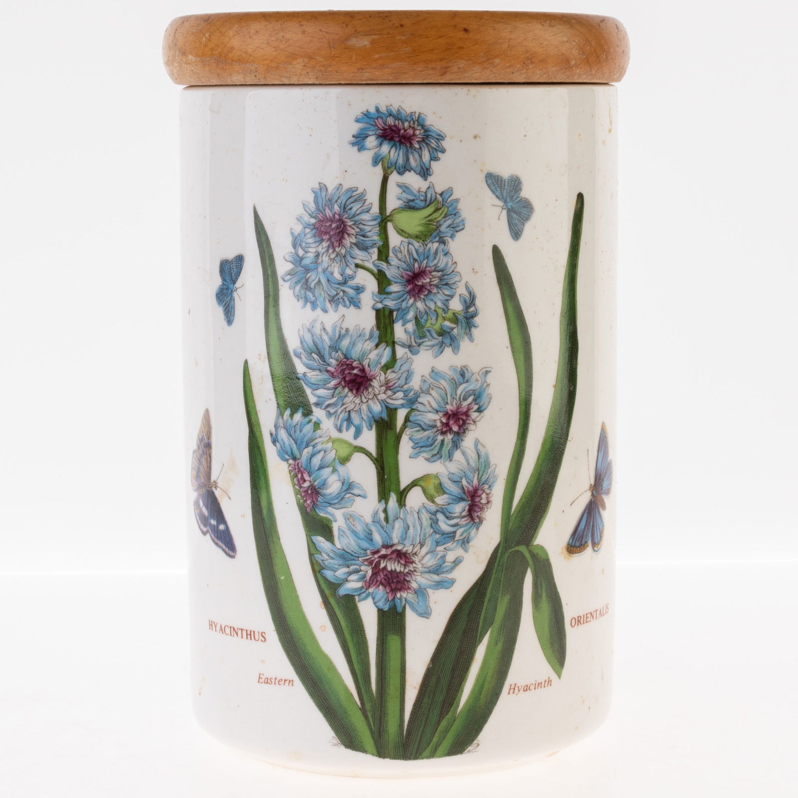 PORTMEIRION WELSH POTTERY CERAMIC BOTANICAL PATTERN JAR (1 of 4)
