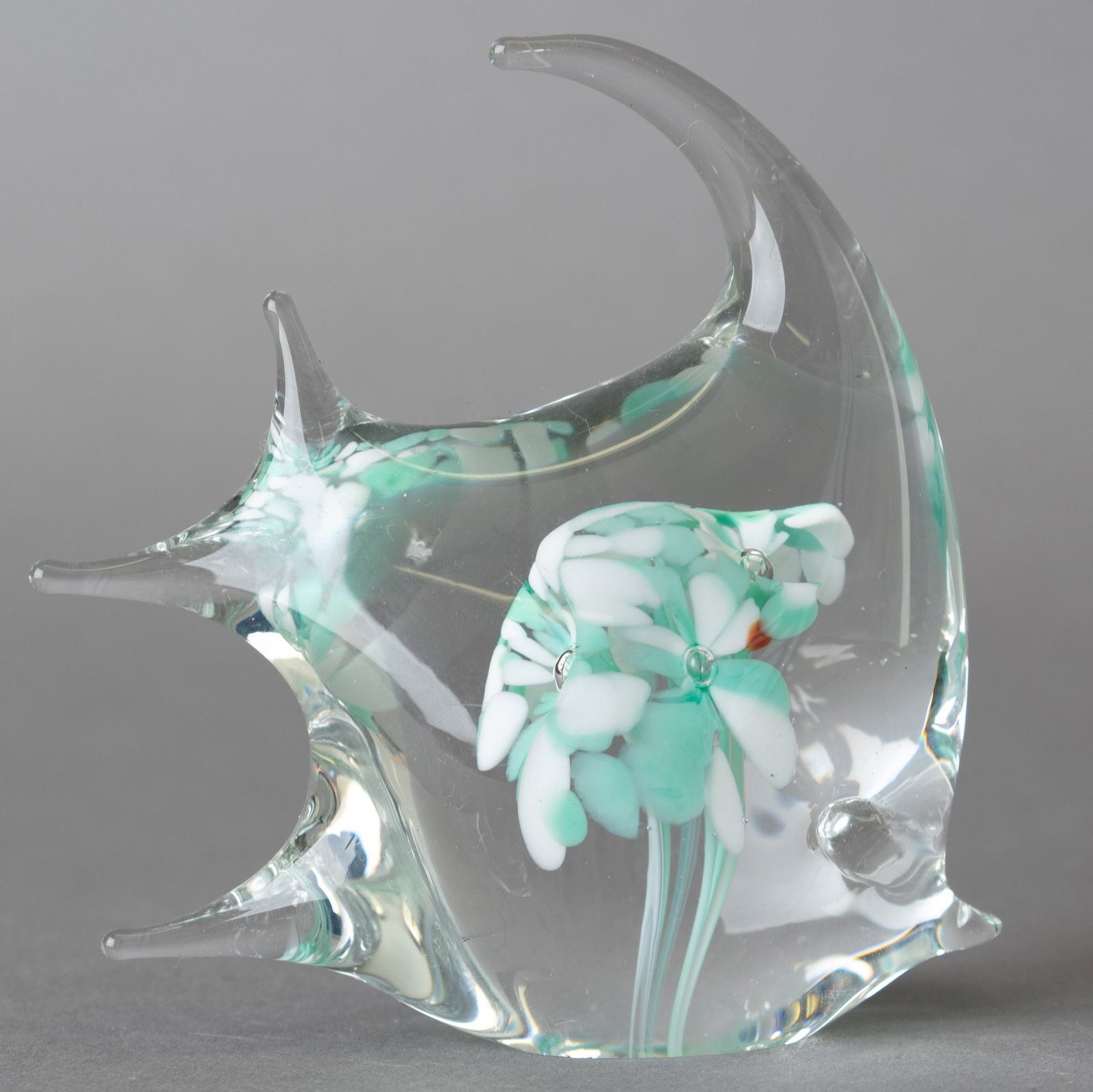 MID CENTURY MURANO VENETIAN HAND BLOWN GLASS FISH PAPERWEIGHT FIGURE (1 of 4)