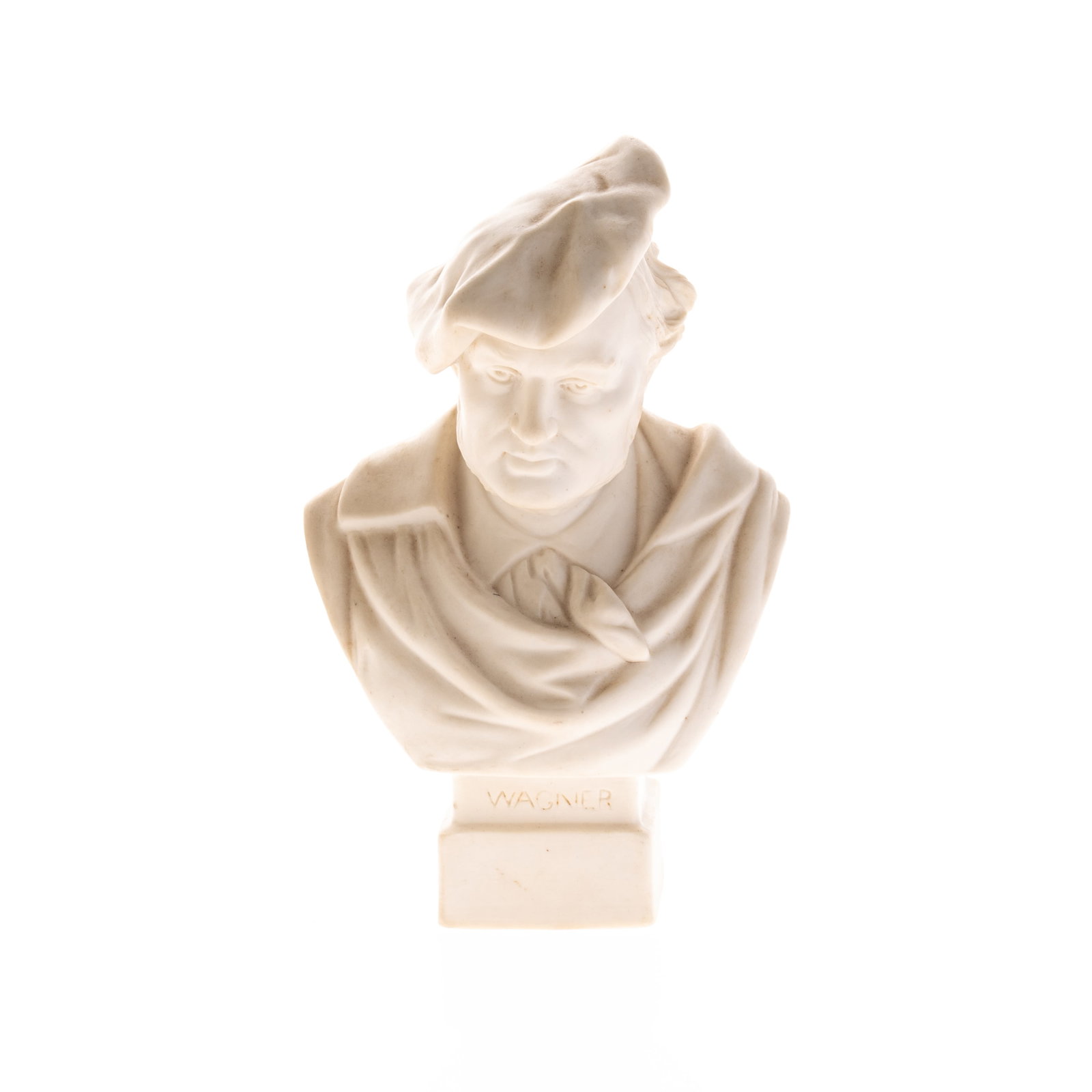 WAGNER PARIAN PORCELAIN BUST: (H) 16CM.From a collection of Wedgwood and other selected ceramic/porcelain objects. Kindly examine all photographs provided in this listing or ask for a condition report. All items offered are in gen