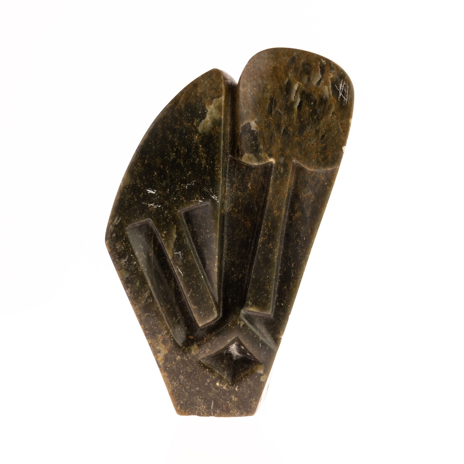 CARVED STONE AFRICAN FIGURAL SCULPTURE (1 of 5)