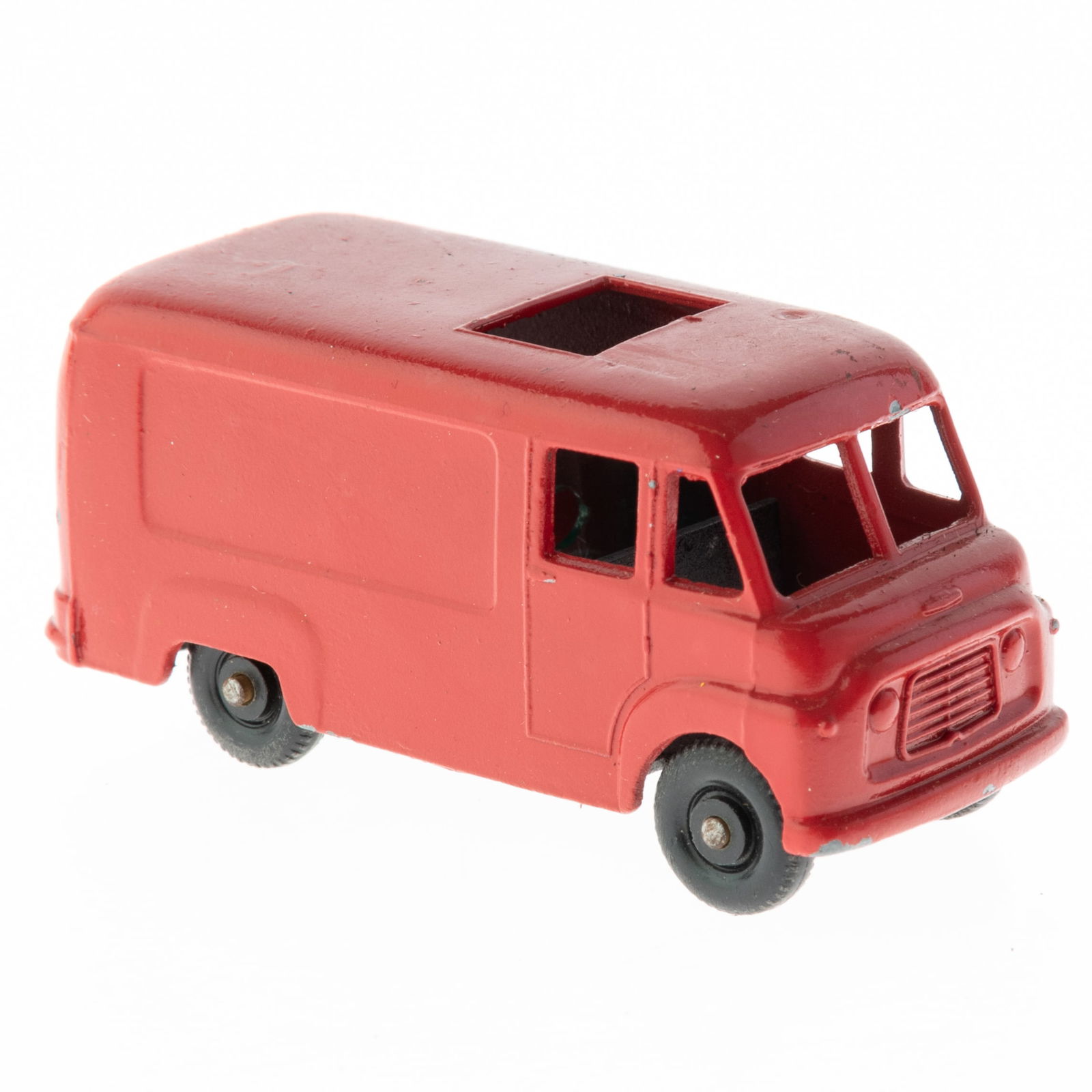 1:43 SCALE DIECAST MODEL LESNEY TV VAN: From a large collection of vintage die-cast vehicles including rare examples. Kindly examine all photographs provided in this listing or ask for a condition report. All items offered are in generally