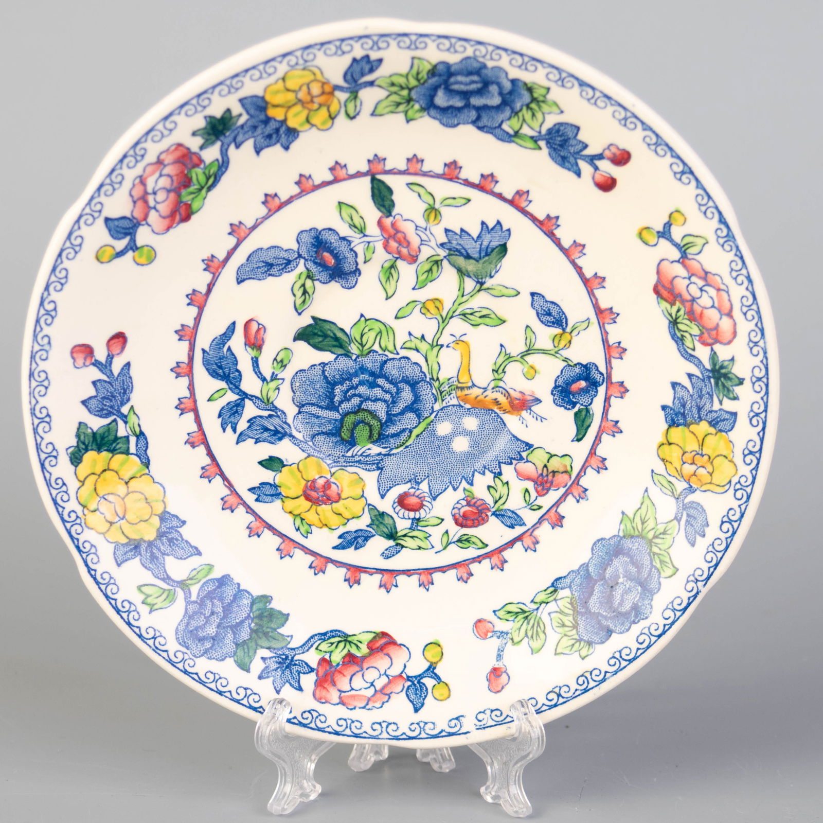 MASON'S IRONSTONE CERAMIC PORCELAIN REGENCY PATTERN PLATE (1 of 3)