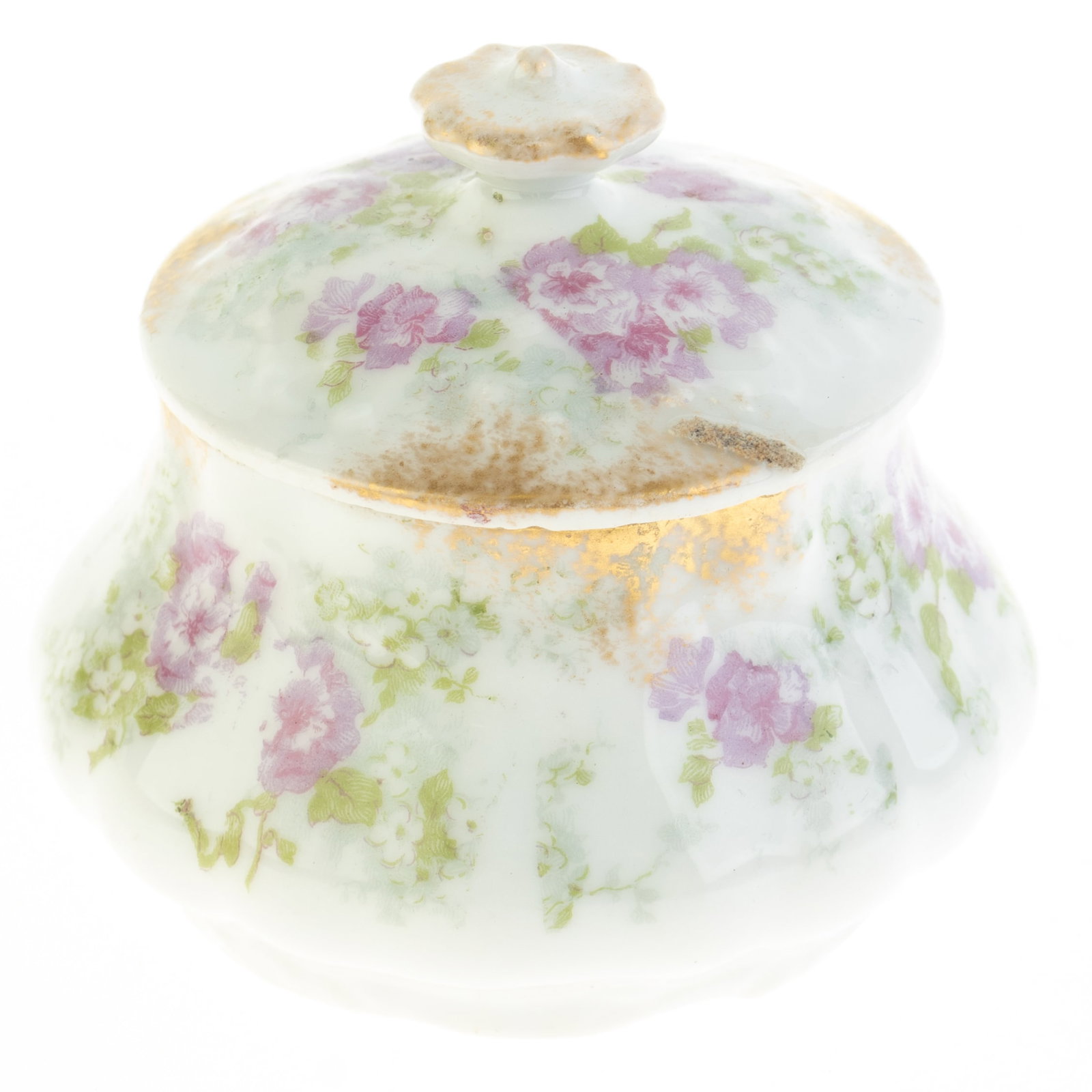 FRENCH LIMOGES PORCELAIN FLORAL TRINKET BOX: Kindly examine all photographs provided in this listing or ask for a condition report. All items offered are in generally good, pre-owned condition, unless otherwise specifically described. The item i