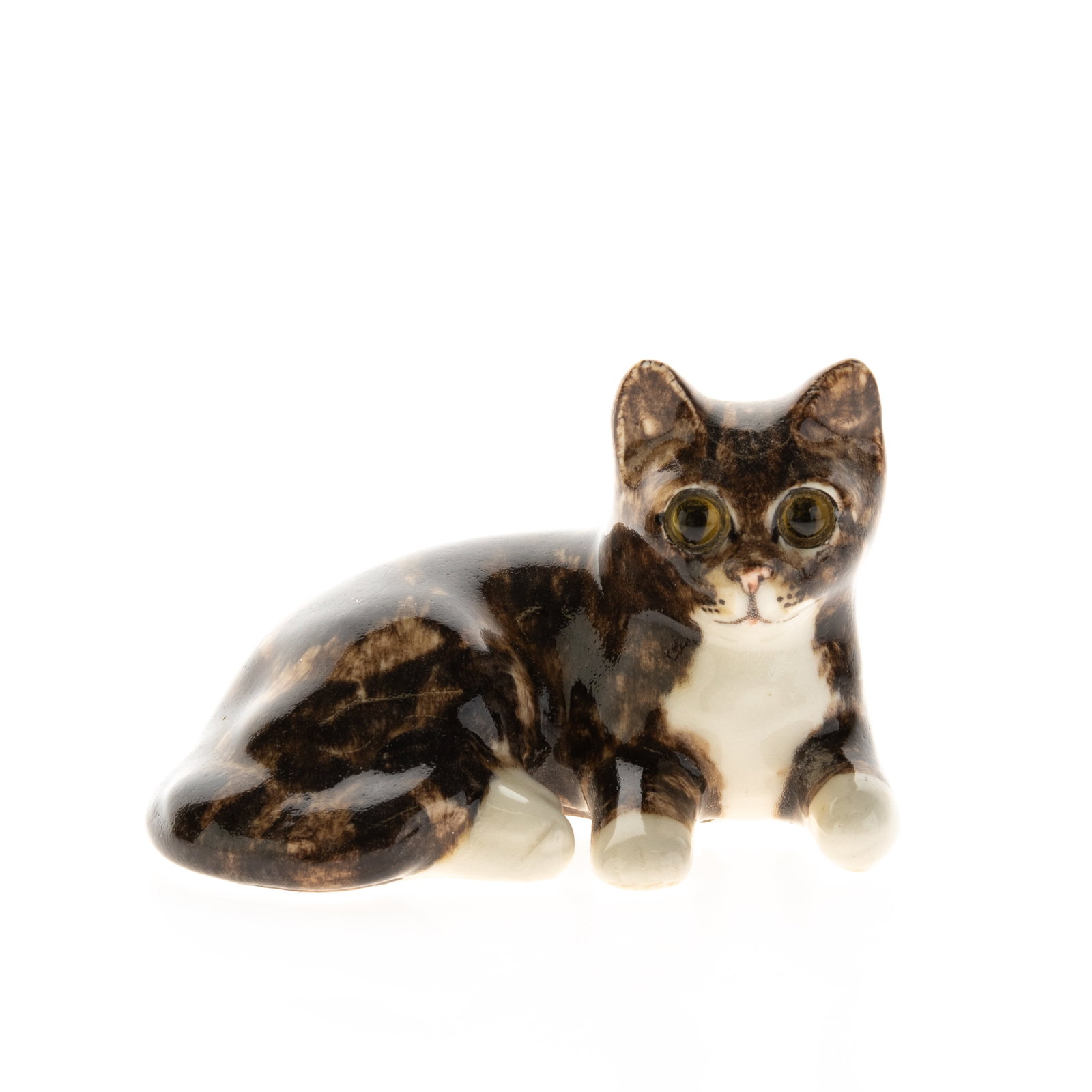 WINSTANLEY CAT SIGNED EARTHENWARE CERAMIC FIGURE (1 of 2)