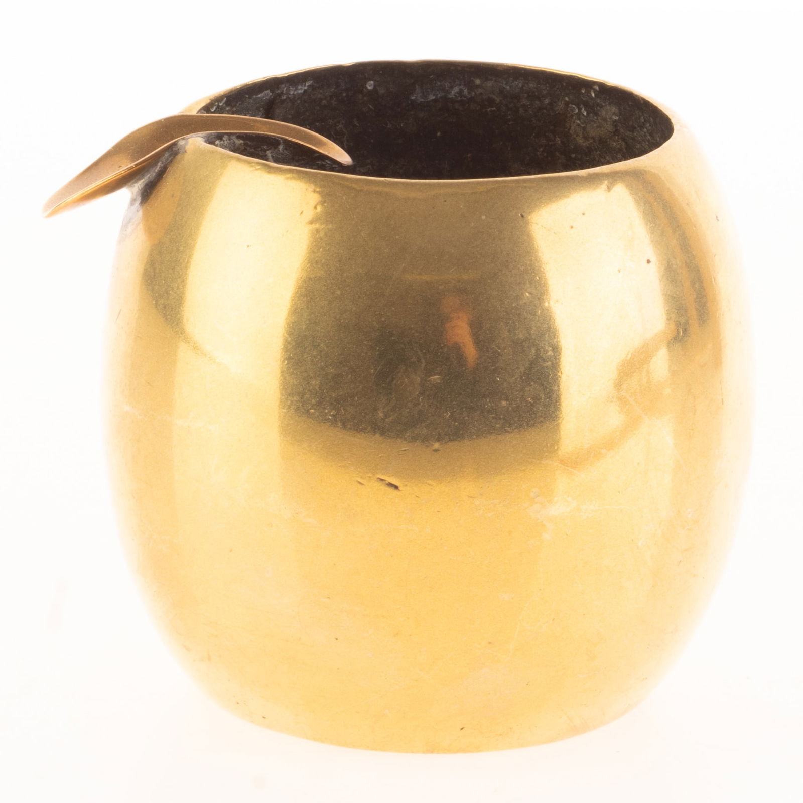 ANTIQUE BRASS ASHTRAY (1 of 4)