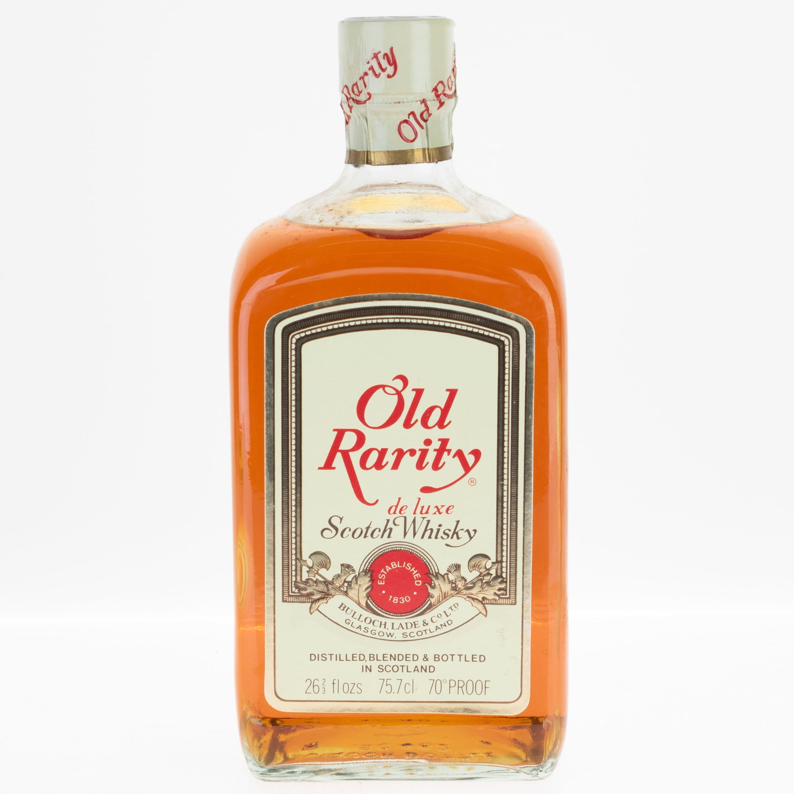 1970'S OLD RARITY DE LUXE SCOTCH WHISKY UNOPENED 75CL BOTTLE: Kindly examine all photographs provided in this listing or ask for a condition report. All items offered are in generally good, pre-owned condition, unless otherwise specifically described. The item i