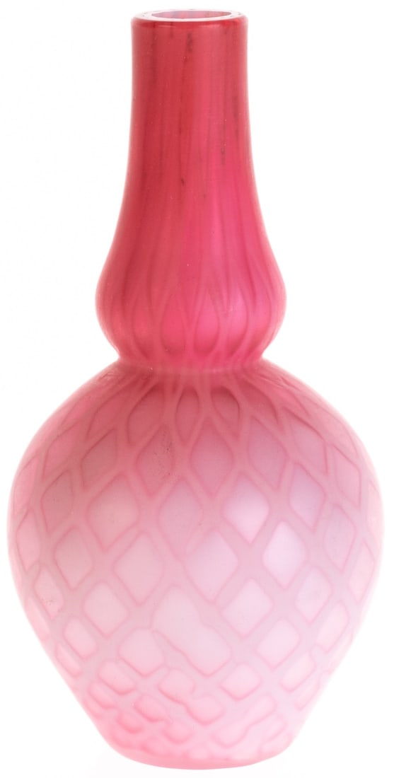 OPALINE CONTINENTAL VASE (1 of 5)