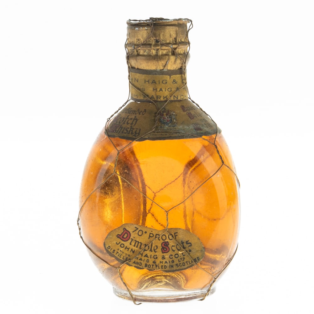 VINTAGE UNOPENED HAIG'S DIMPLE SCOTS WHISKY LIQUEUR BOTTLE: Kindly examine all photographs provided in this listing or ask for a condition report. All items offered are in generally good, pre-owned condition, unless otherwise specifically described, sold as se