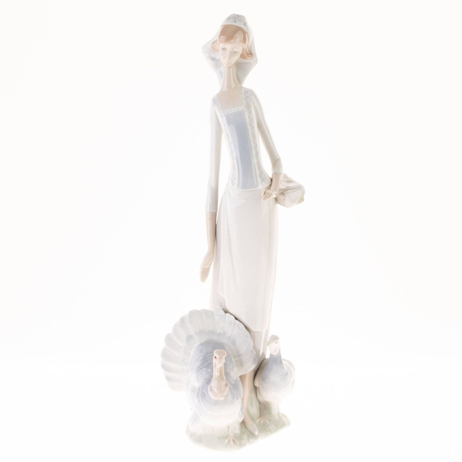 LLADRO PORCELAIN CERAMIC FIGURE: Kindly examine all photographs provided in this listing or ask for a condition report. All items offered are in generally good, pre-owned condition, unless otherwise specifically described. The item i