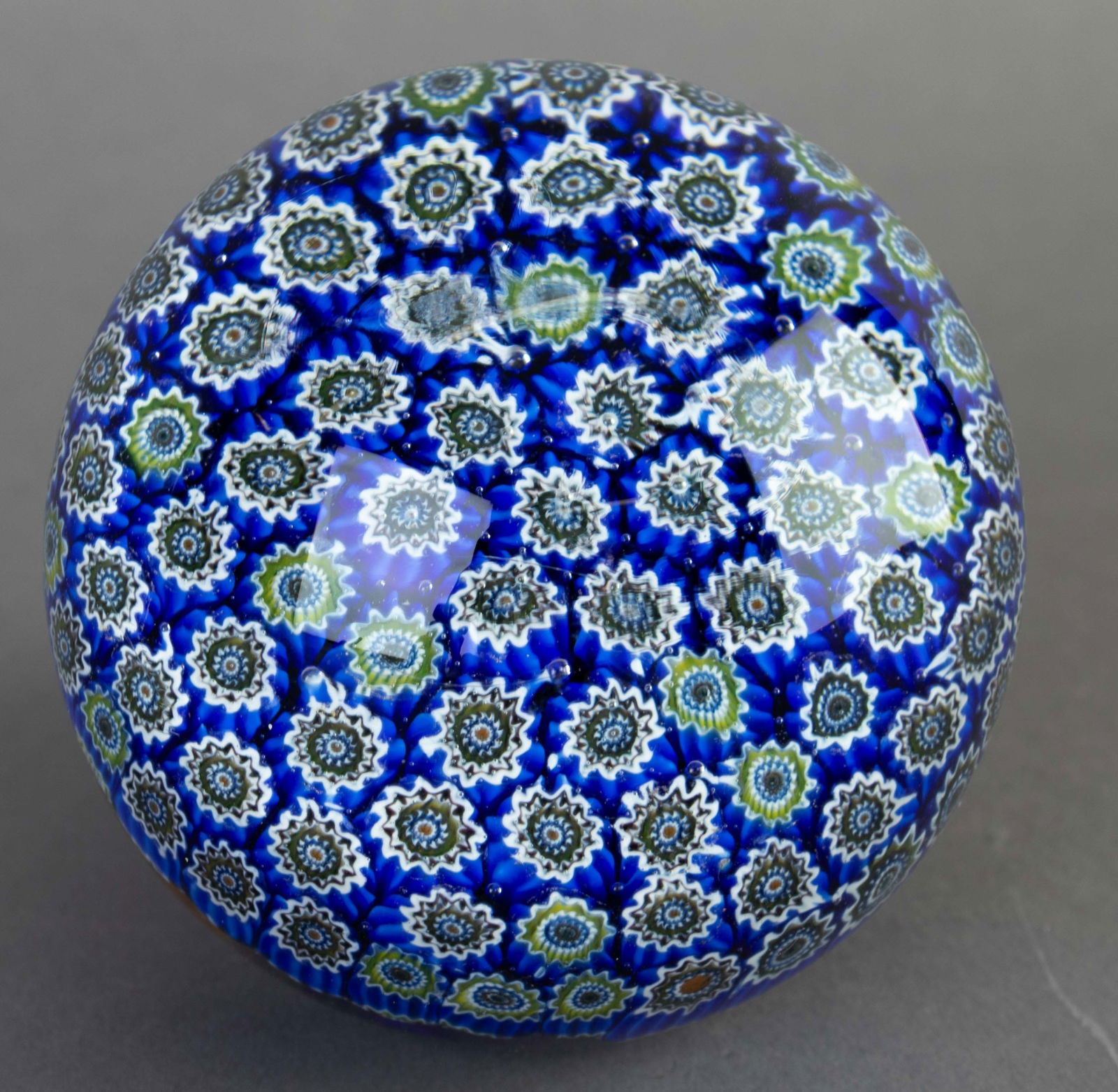 ITALIAN HAND BLOWN MURANO MILLEFIORI GLASS PAPERWEIGHT: Kindly examine all photographs provided in this listing or ask for a condition report. All items offered are in generally good, pre-owned condition, unless otherwise specifically described. The item i