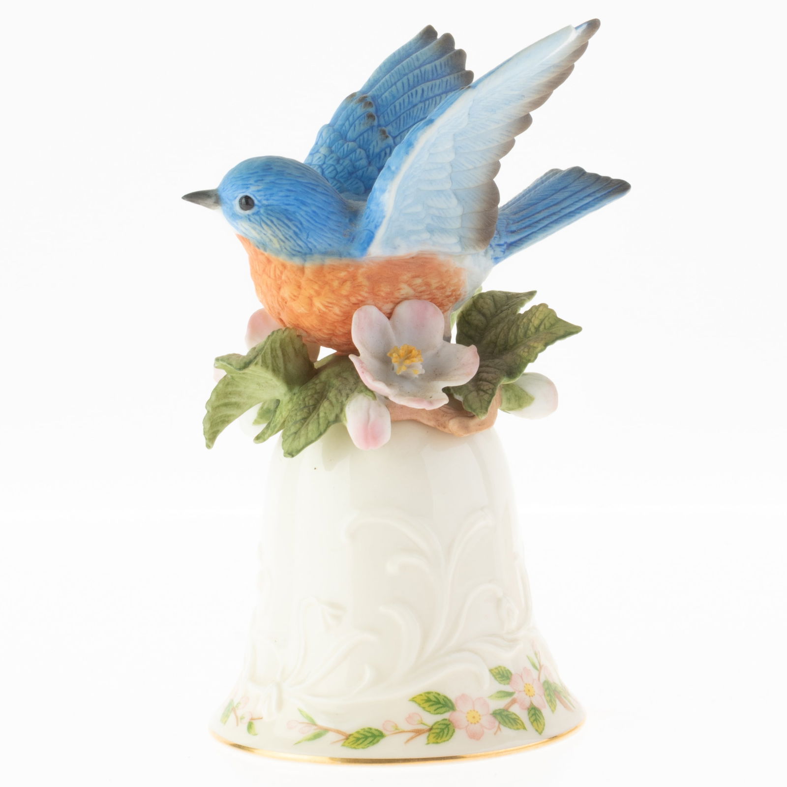 FINE PORCELAIN CERAMIC HAND PAINTED BIRD TABLE BELL: Kindly examine all photographs provided in this listing or ask for a condition report. All items offered are in generally good, pre-owned condition, unless otherwise specifically described. The item i