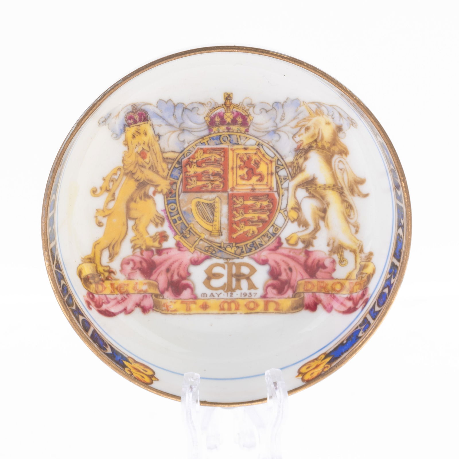 KING EDWARD III COMMEMORATIVE PARAGON HAND PAINTED PORCELAIN BOWL (1 of 4)