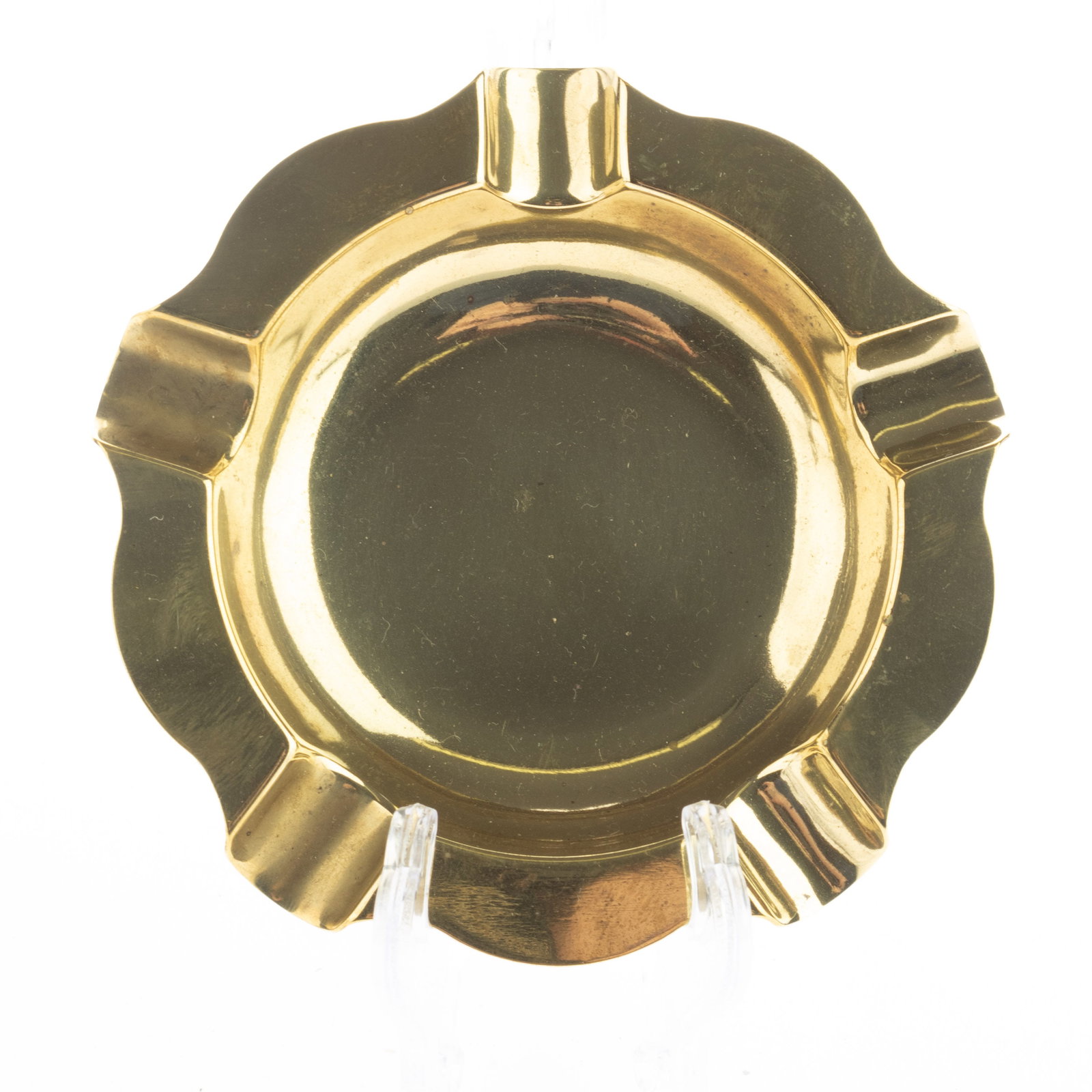 ANTIQUE BRASS ARTS & CRAFTS ASHTRAY: Kindly examine all photographs provided in this listing or ask for a condition report. All items offered are in generally good, pre-owned condition, unless otherwise specifically described, sold as se
