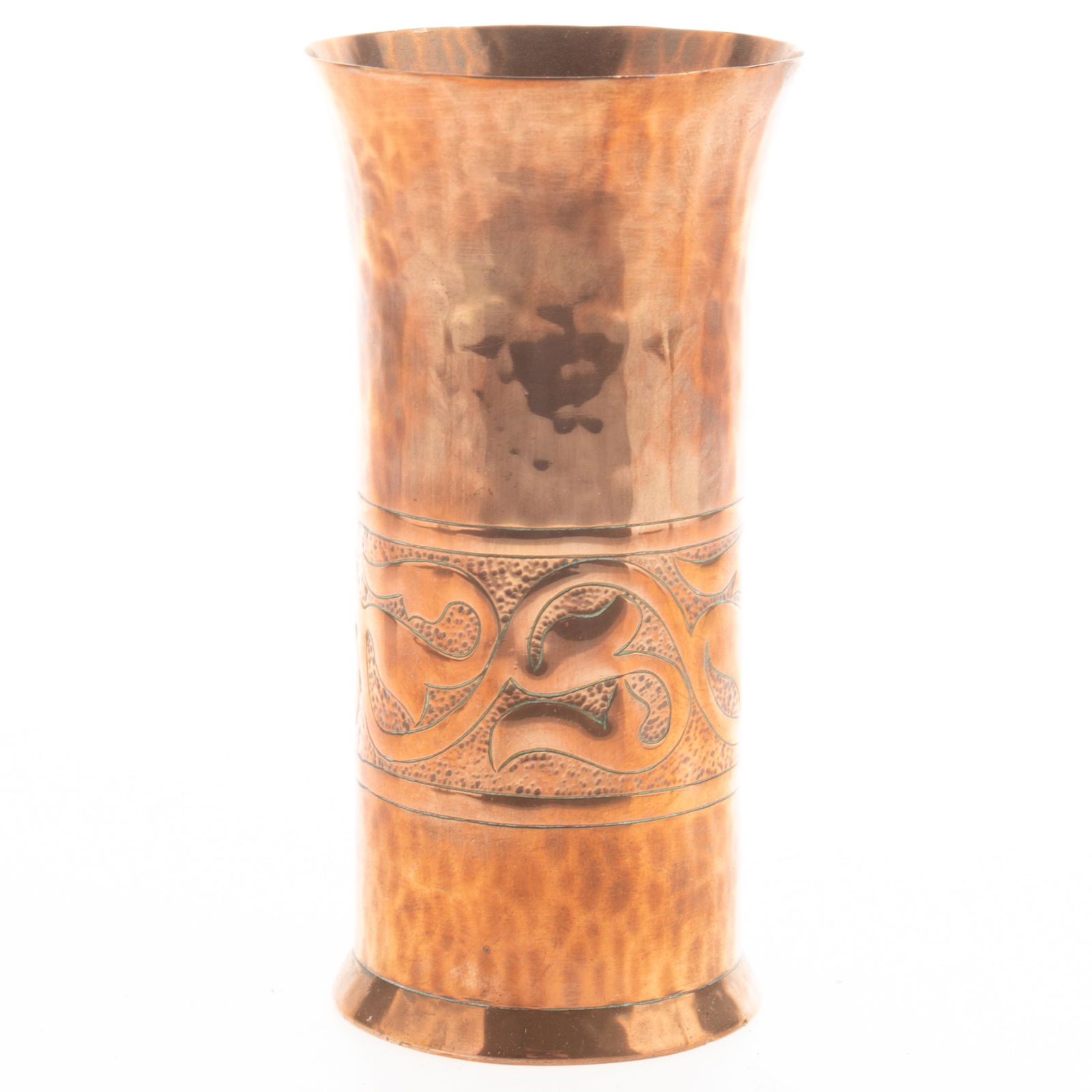 ANTIQUE ARTS & CRAFTS COPPER VASE (1 of 3)
