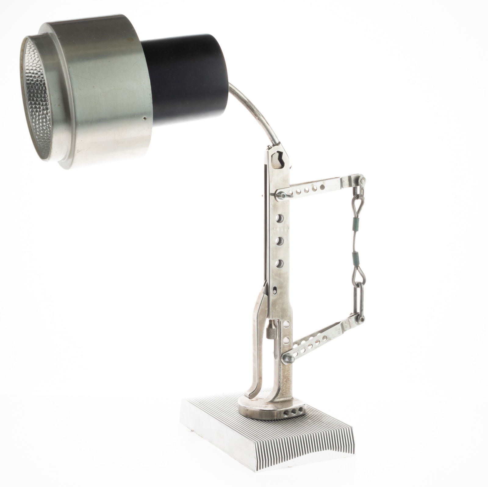 MID CENTURY INDUSTRIAL ADJUSTABLE CUSTOM TABLE LAMP (1 of 4)