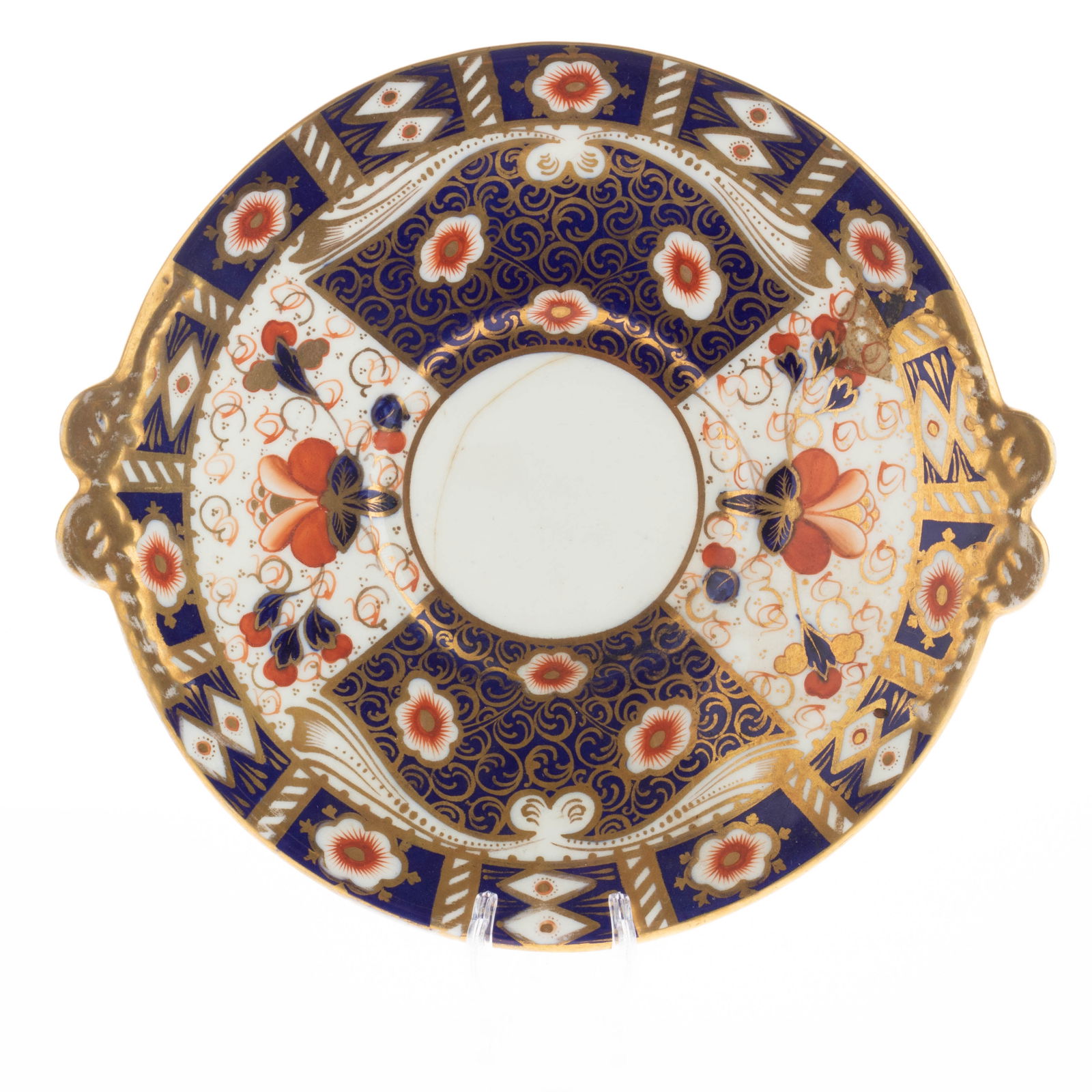 ROYAL CROWN DERBY IMARI PATTERN PORCELAIN CERAMIC PLATE: Kindly examine all photographs provided in this listing or ask for a condition report. All items offered are in generally good, pre-owned condition, unless otherwise specifically described, sold as se